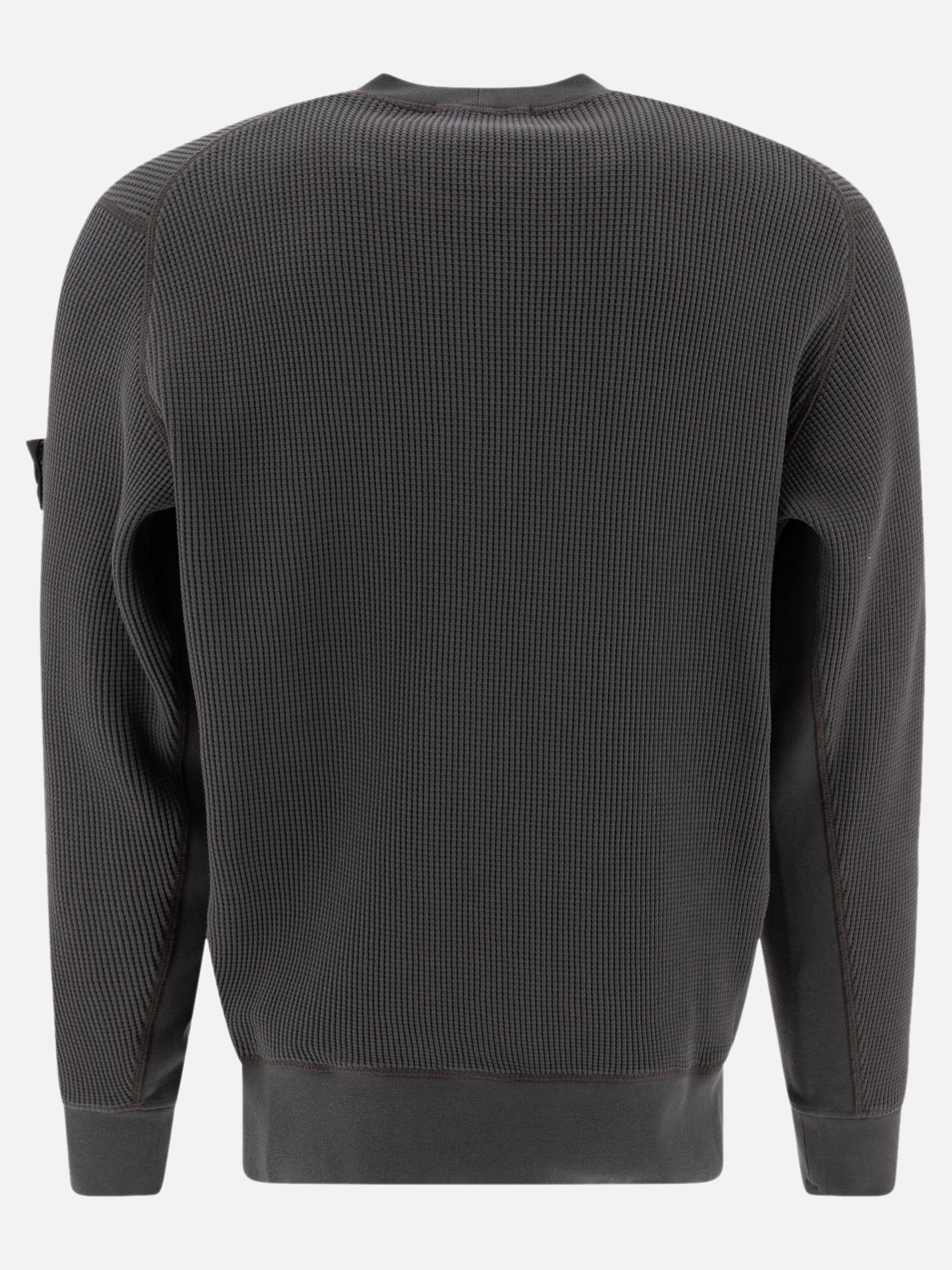 Stone Island cotton fleece crewneck sweatshirt 19598811_L Grey thumbnail_2