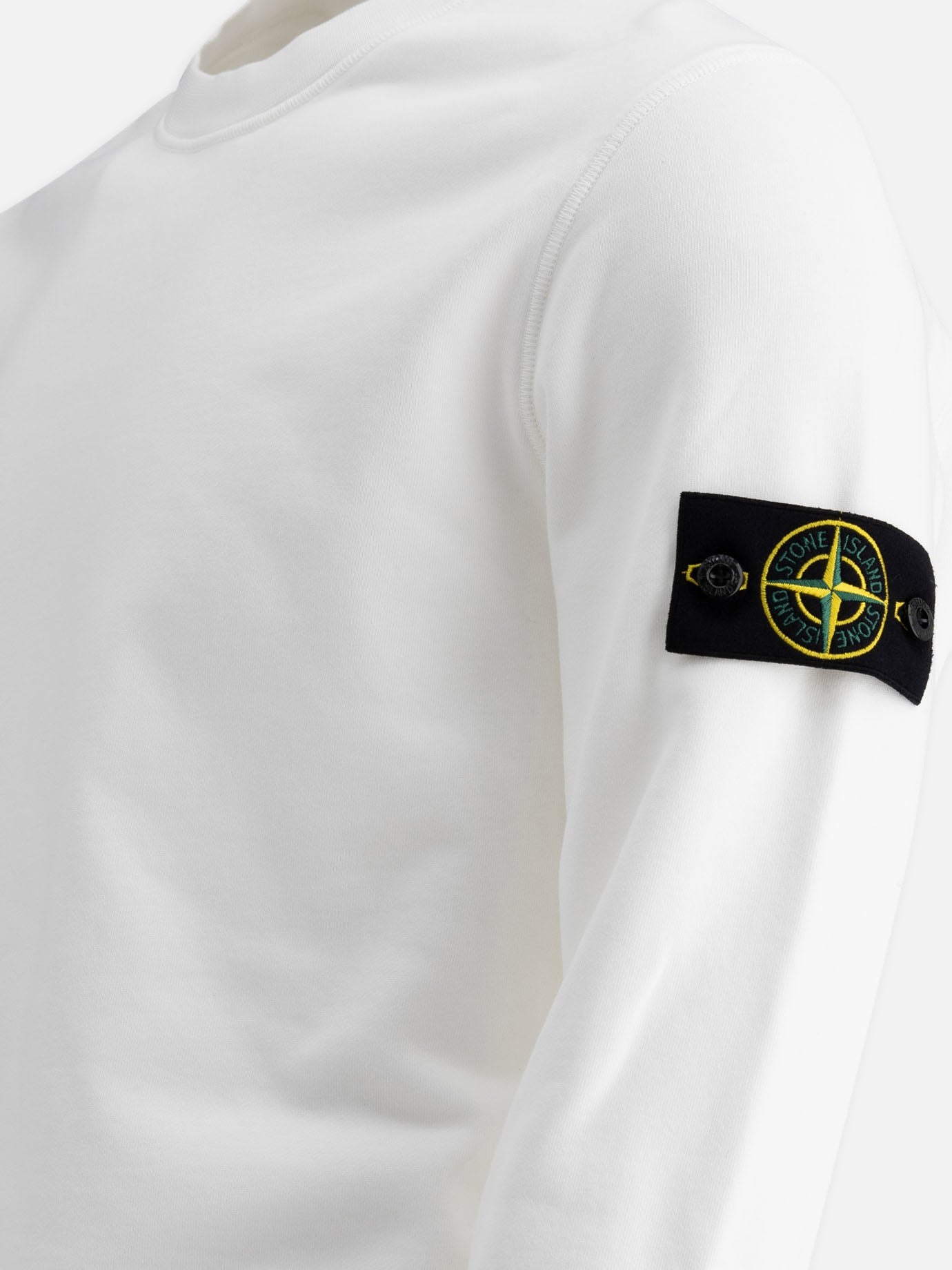 Stone Island Organic cotton fleece sweatshirt 18639433_XL White thumbnail_4