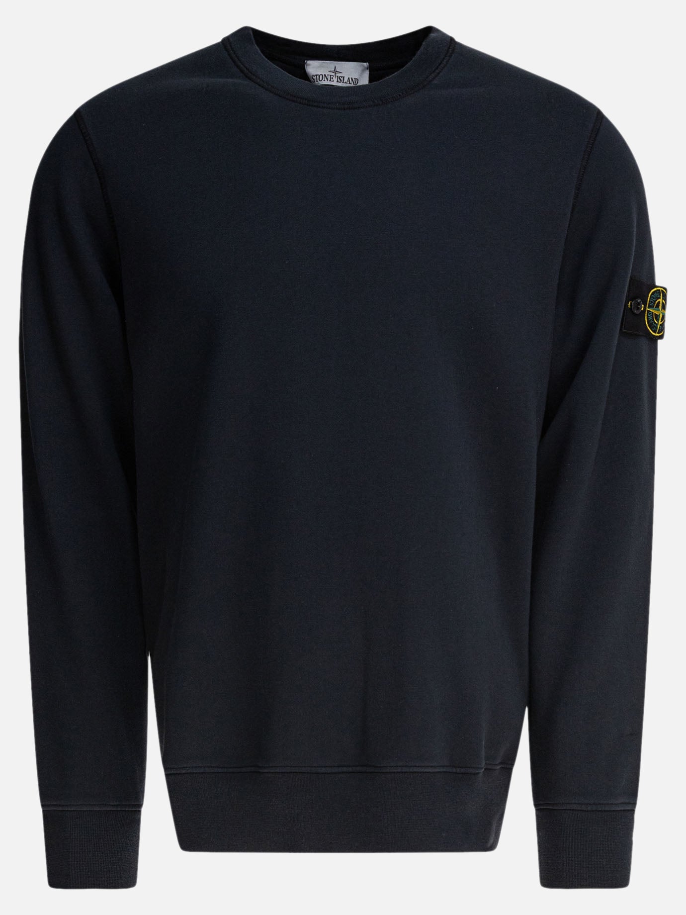 Stone Island Organic cotton fleece sweatshirt 12849802_M Blue thumbnail_1