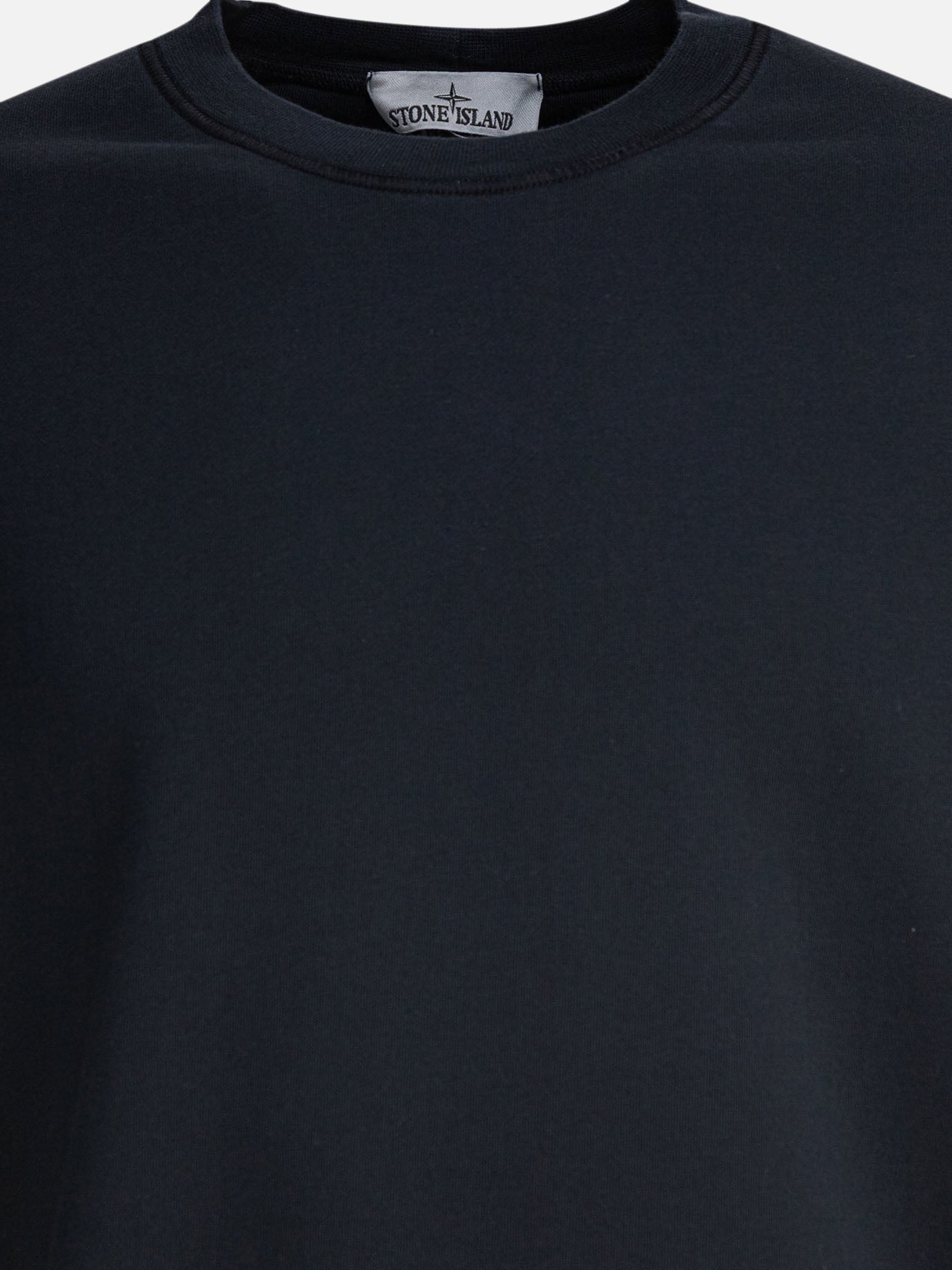 Stone Island Organic cotton fleece sweatshirt 12849802_M Blue thumbnail_3