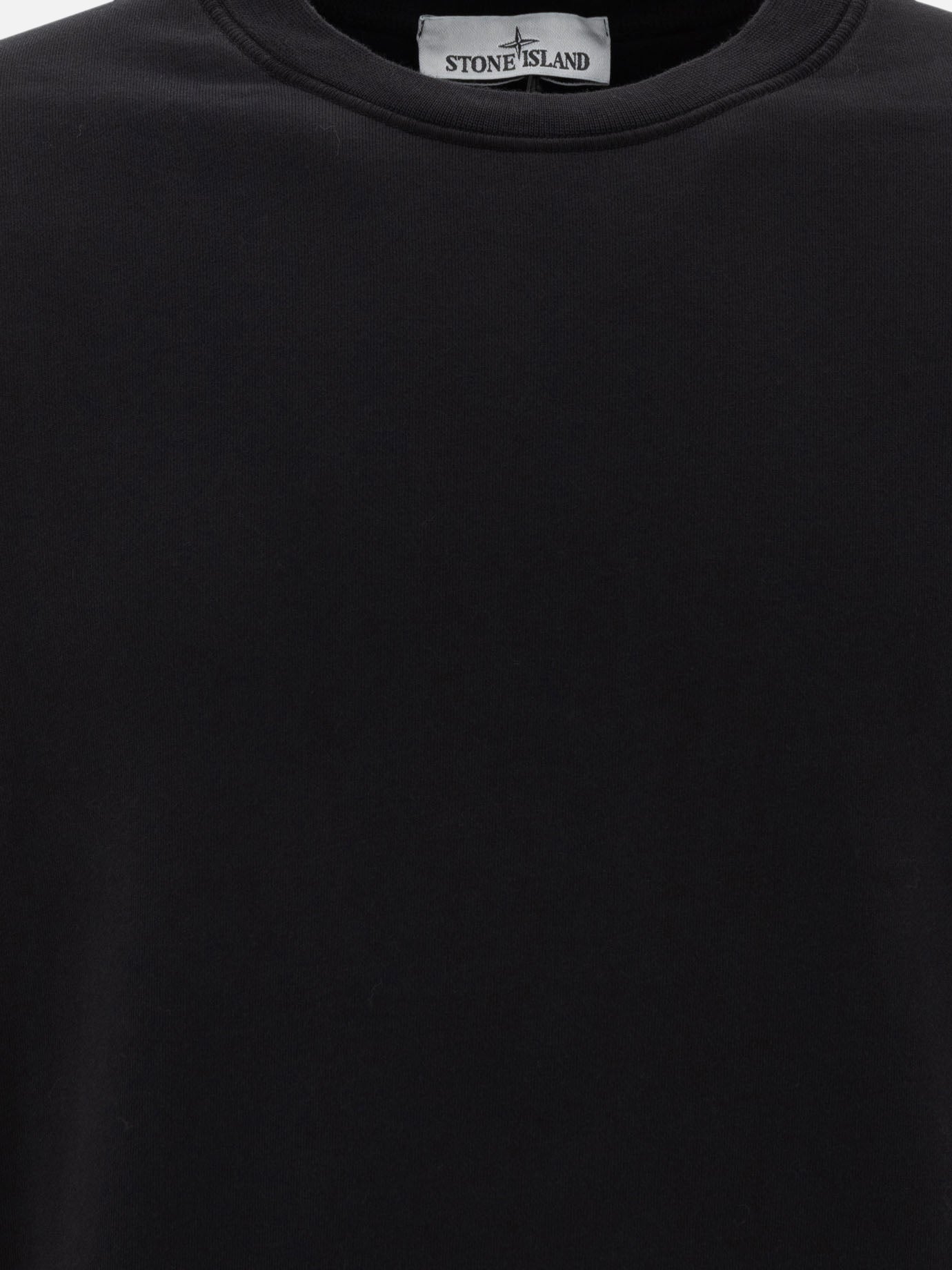 Stone Island Organic cotton fleece sweatshirt 18360261_M Black thumbnail_3