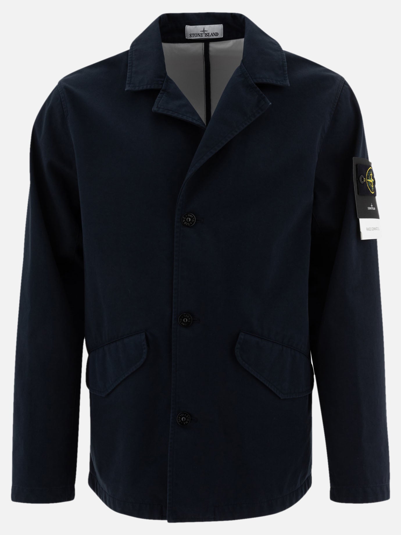 Blazer Logo  Blu - Stone Island Uomo | PDP | VIETTI Online Store | Zoom-Modal

