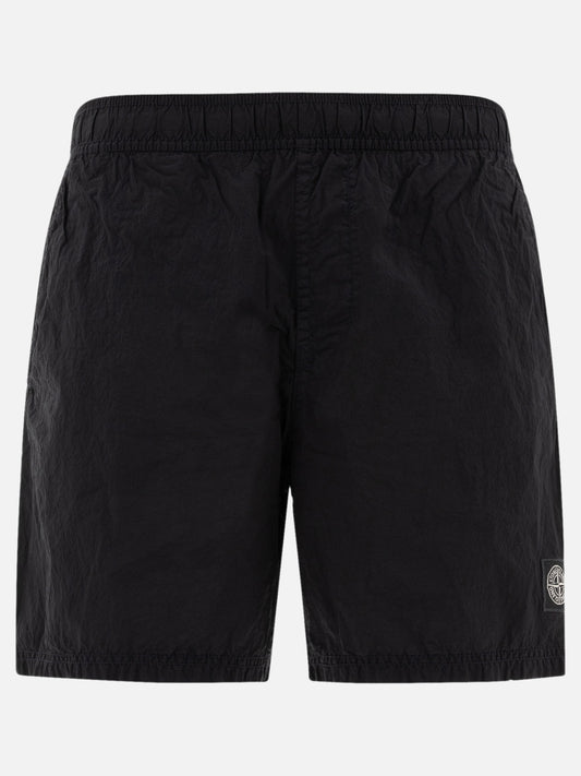 Short da mare Logo  Nero - Stone Island Uomo | PLP | VIETTI Online Store 
