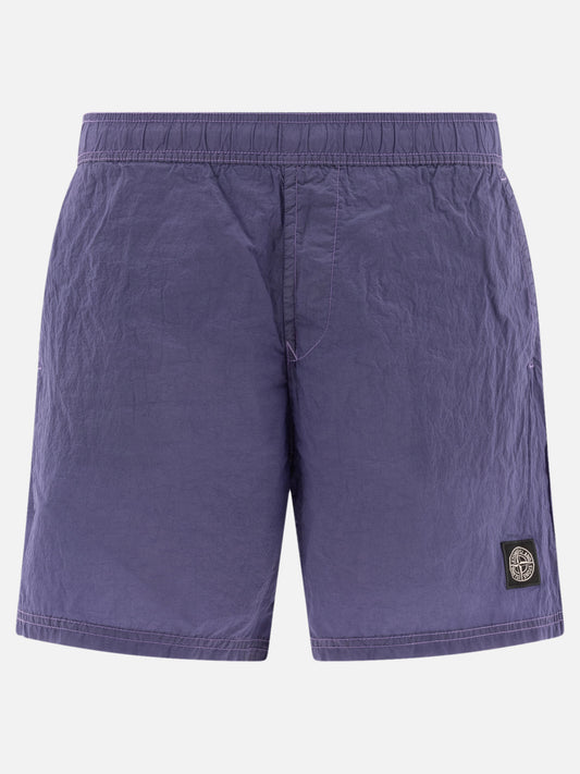 Short da mare Logo  Viola - Stone Island Uomo | PLP | VIETTI Online Store 
