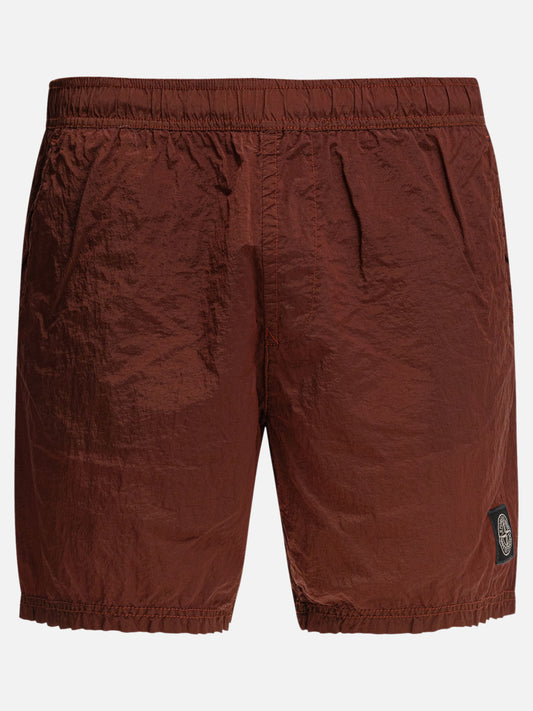 Short da mare Logo  Bordeaux - Stone Island Uomo | PLP | VIETTI Online Store 
