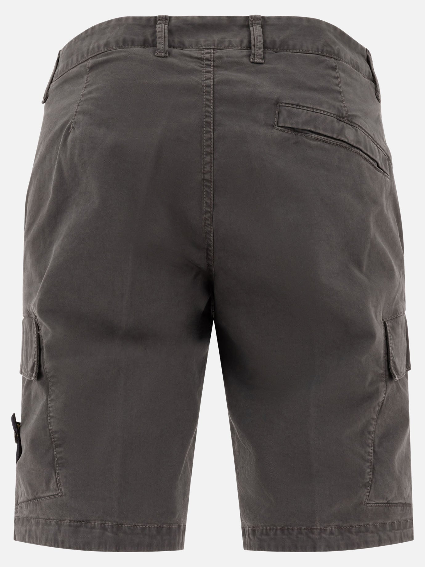 Stone Island Bermuda cargo in cotone broken 17159014_30 Grey thumbnail_2