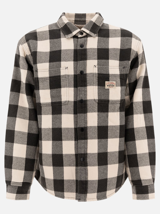 Stüssy "Check" overshirt 13632407_S Black 1