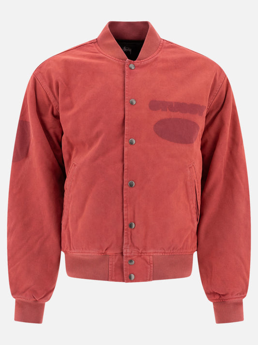 Stüssy "Stüssy" bomber jacket 15240005_M Red 1