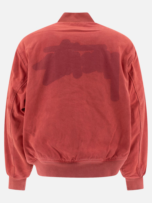 Stüssy "Stüssy" bomber jacket 15240005_M Red 2