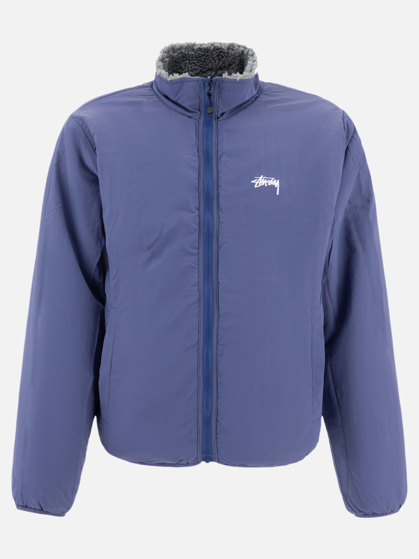 Stüssy &quot;Sherpa&quot; reversible jacket 13444495_M Blue thumbnail_2