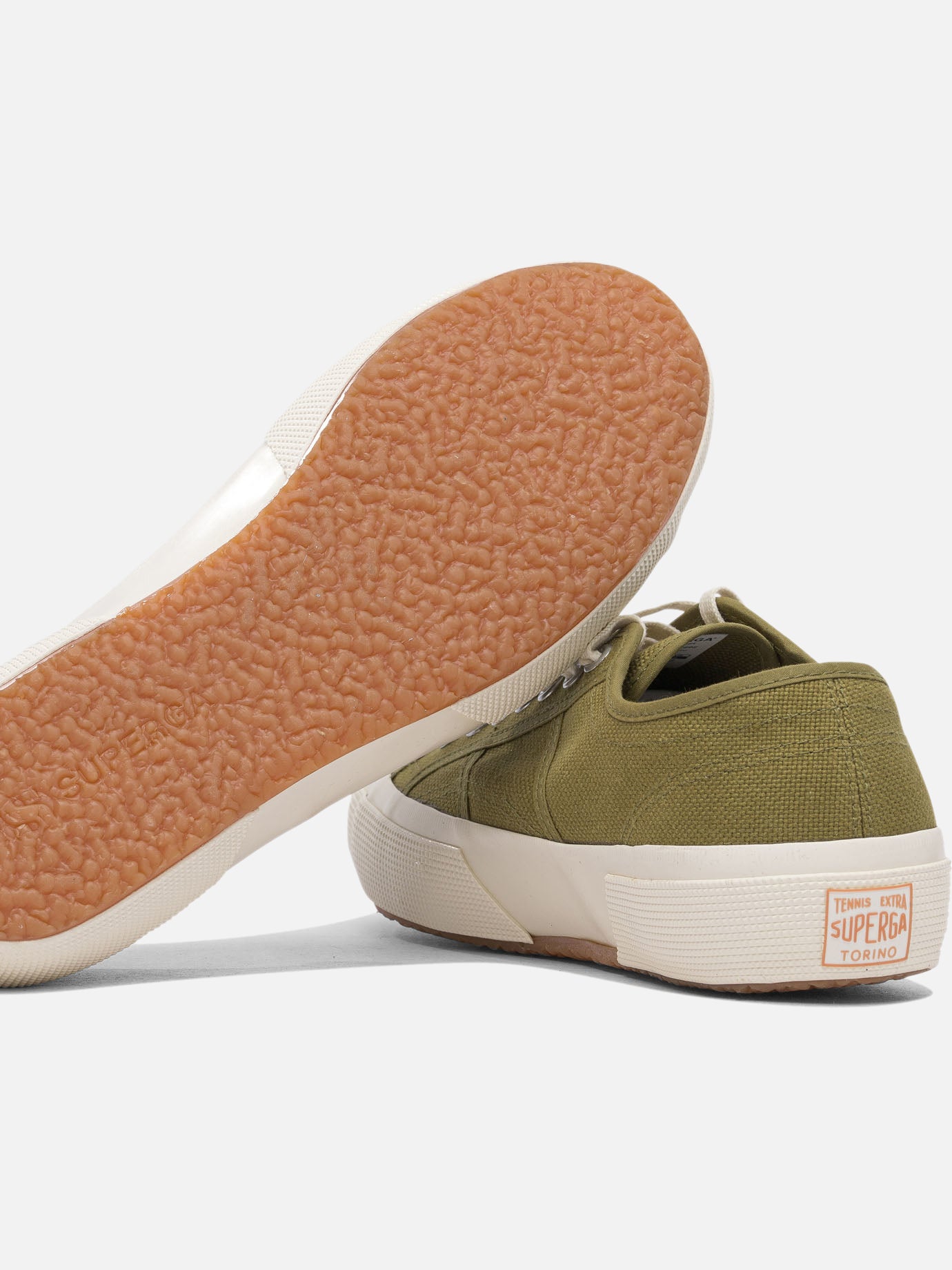 Sneaker basse 100% cotton - 100% rubber  Verde - Superga Uomo | PDP | VIETTI Online Store | Zoom-Modal_5
