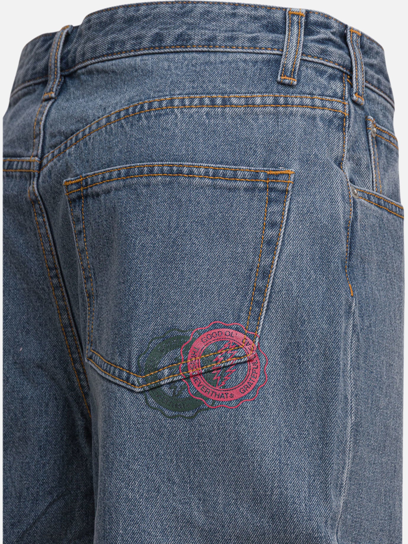 Thisisneverthat® &quot;GD Overlap Lightning&quot; Shorts 17240734_S Blue thumbnail_4