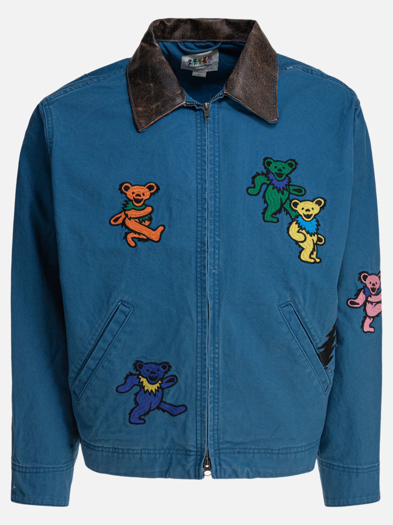 Giacche leggere & Trapuntate Embroidered  Blu - Thisisneverthat® Uomo | PDP | VIETTI Online Store | thumbnail