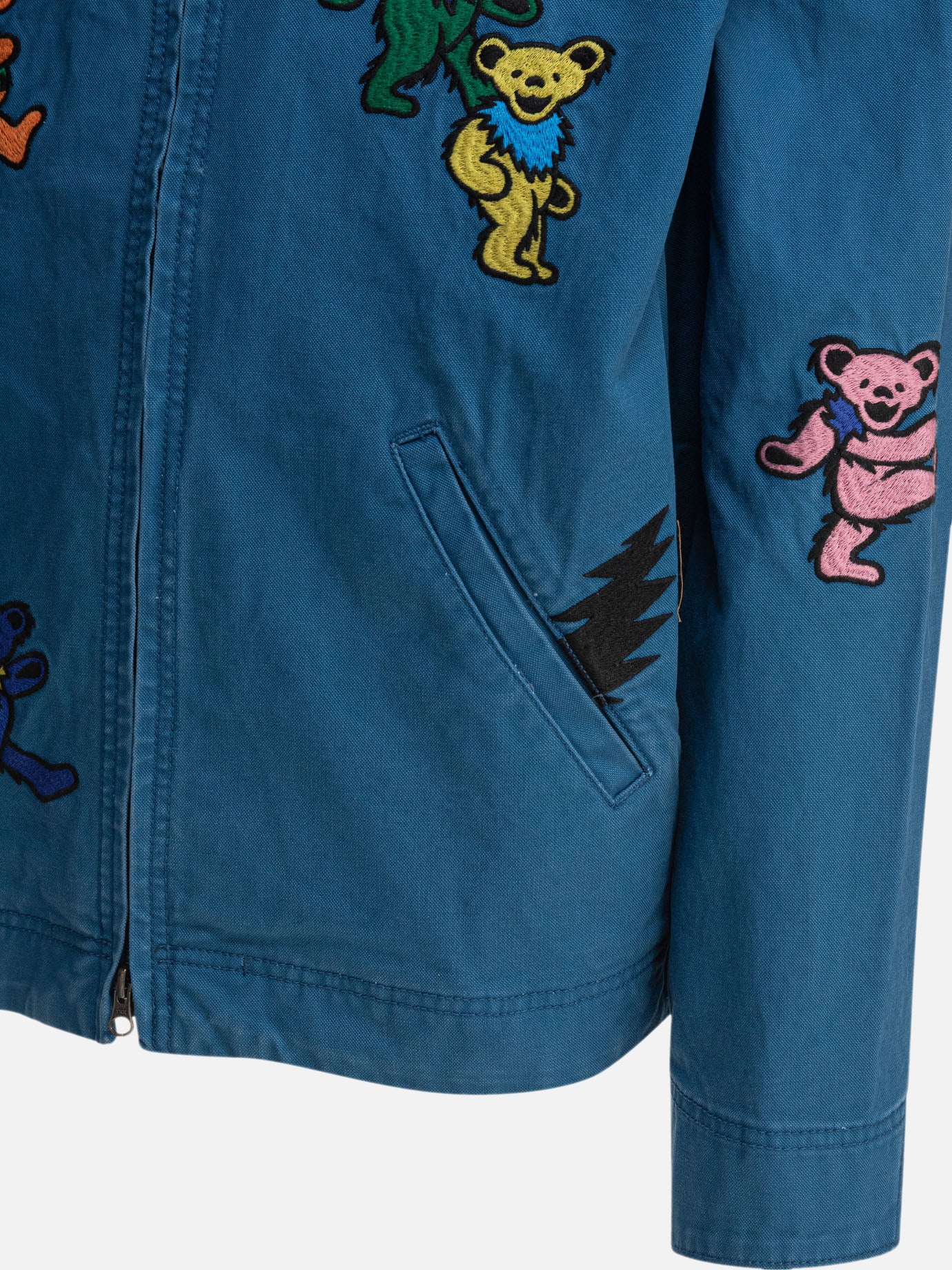 Giacche leggere & Trapuntate Embroidered  Blu - Thisisneverthat® Uomo | PDP | VIETTI Online Store | thumbnail_4