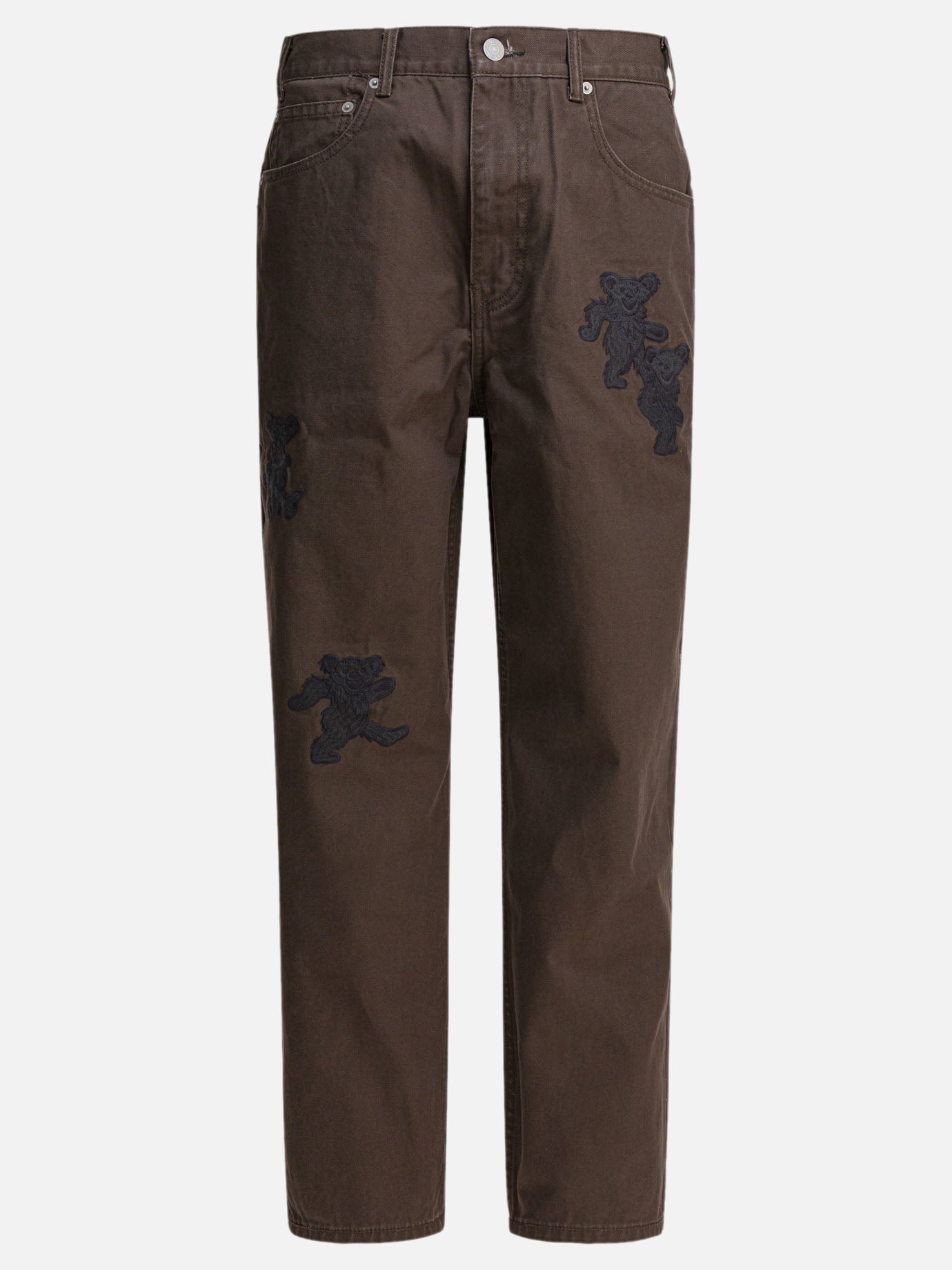 Thisisneverthat® "GD Dancing Bears" trousers Brown