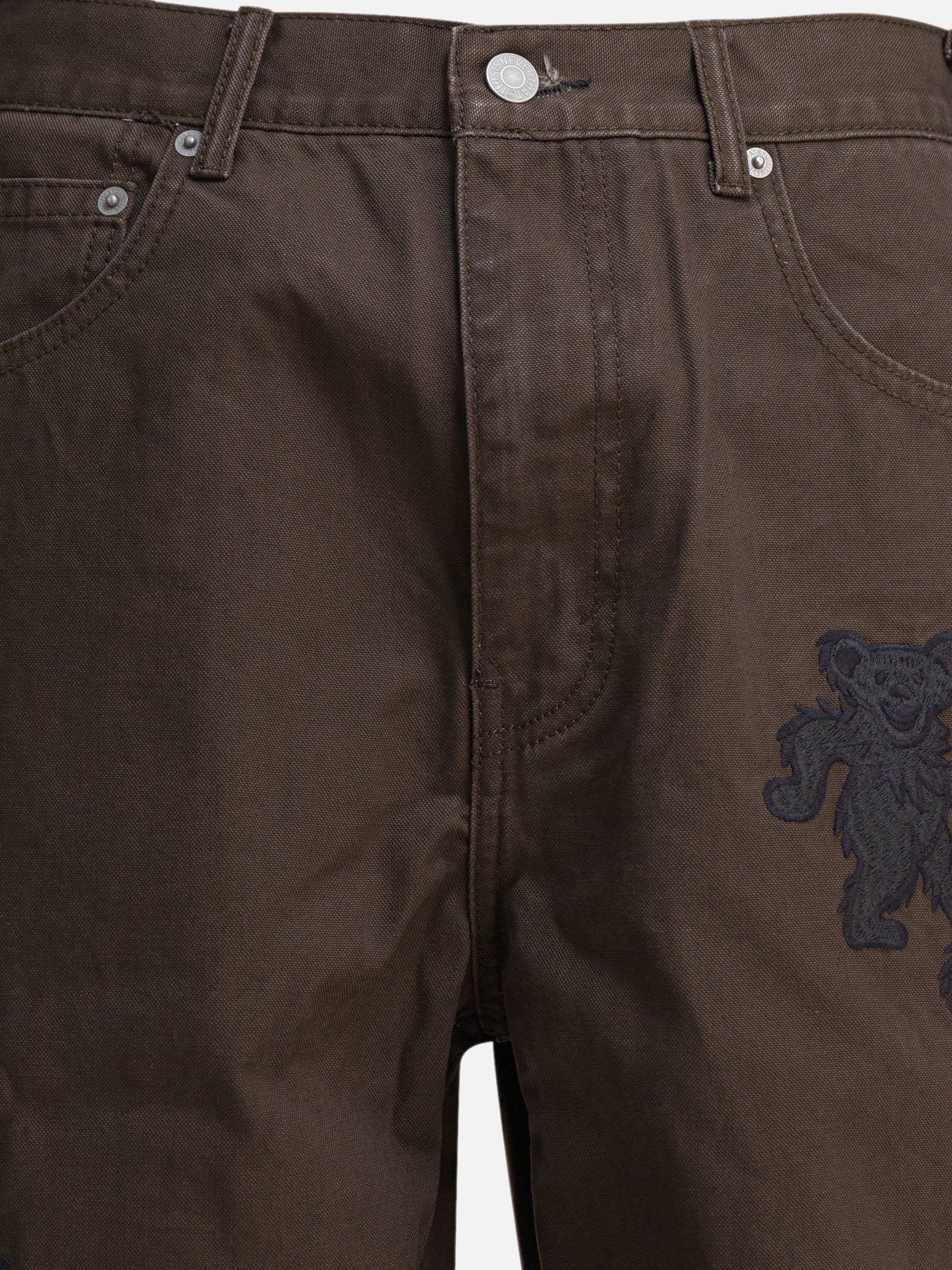 Thisisneverthat® Pantaloni &quot;GD Dancing Bears&quot; 11536269_S Brown thumbnail_3
