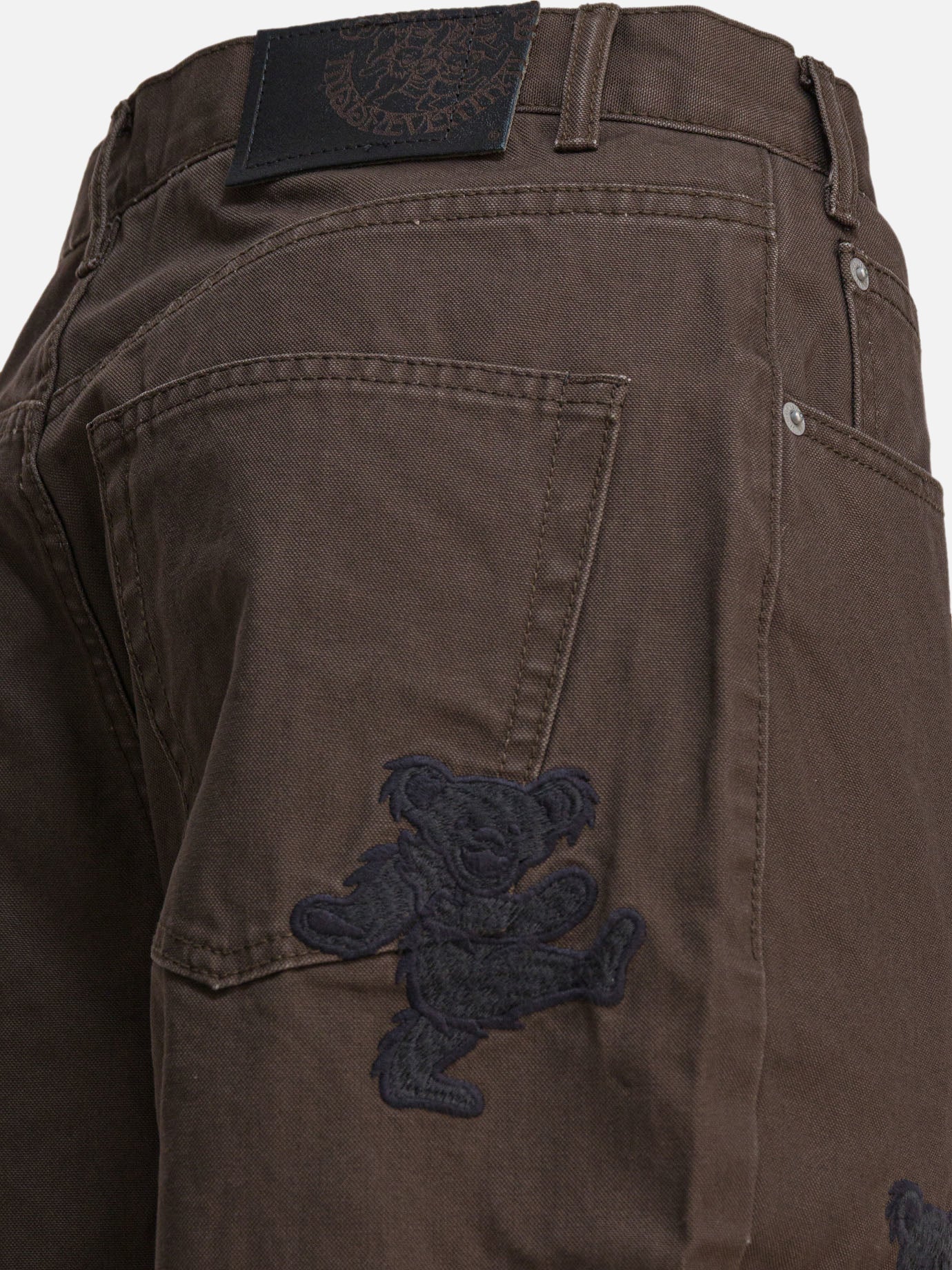 Thisisneverthat® Pantaloni &quot;GD Dancing Bears&quot; 11536269_S Brown thumbnail_4