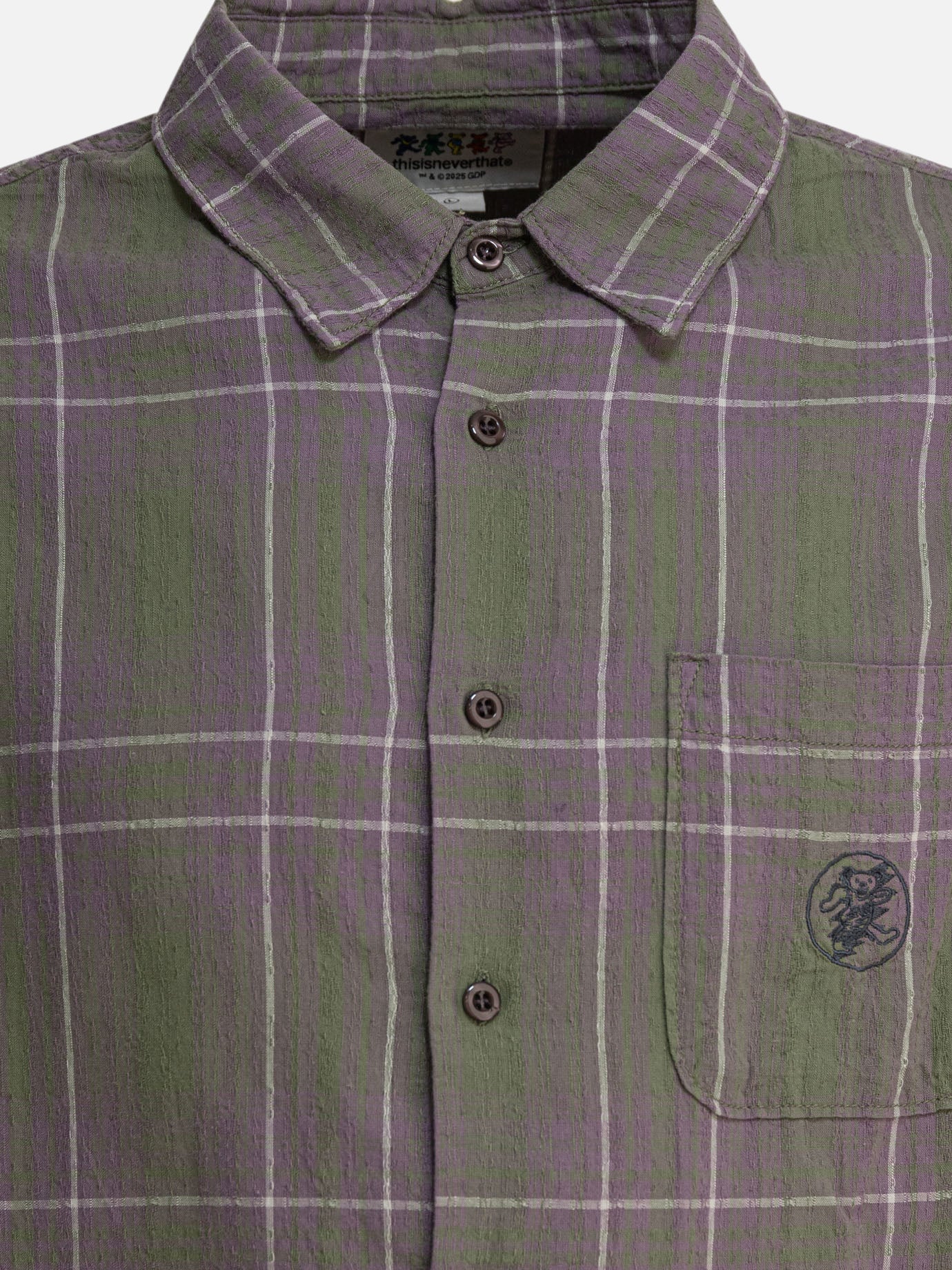 Thisisneverthat® Check shirt 12597317_S Green thumbnail_3