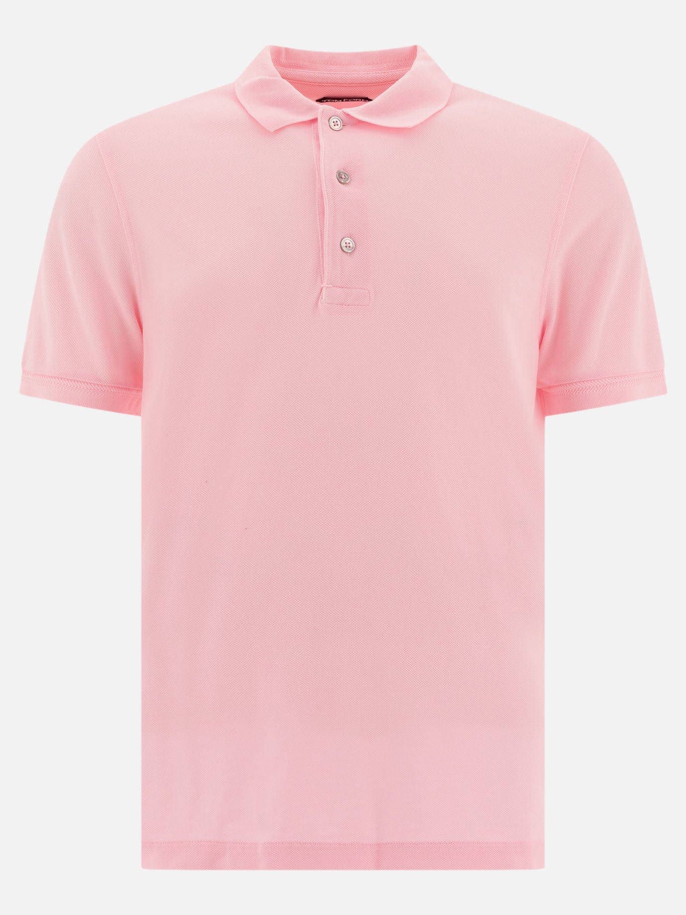 Polo con bottoni Solid colour  Rosa - Tom Ford Uomo | PDP | VIETTI Online Store | thumbnail
