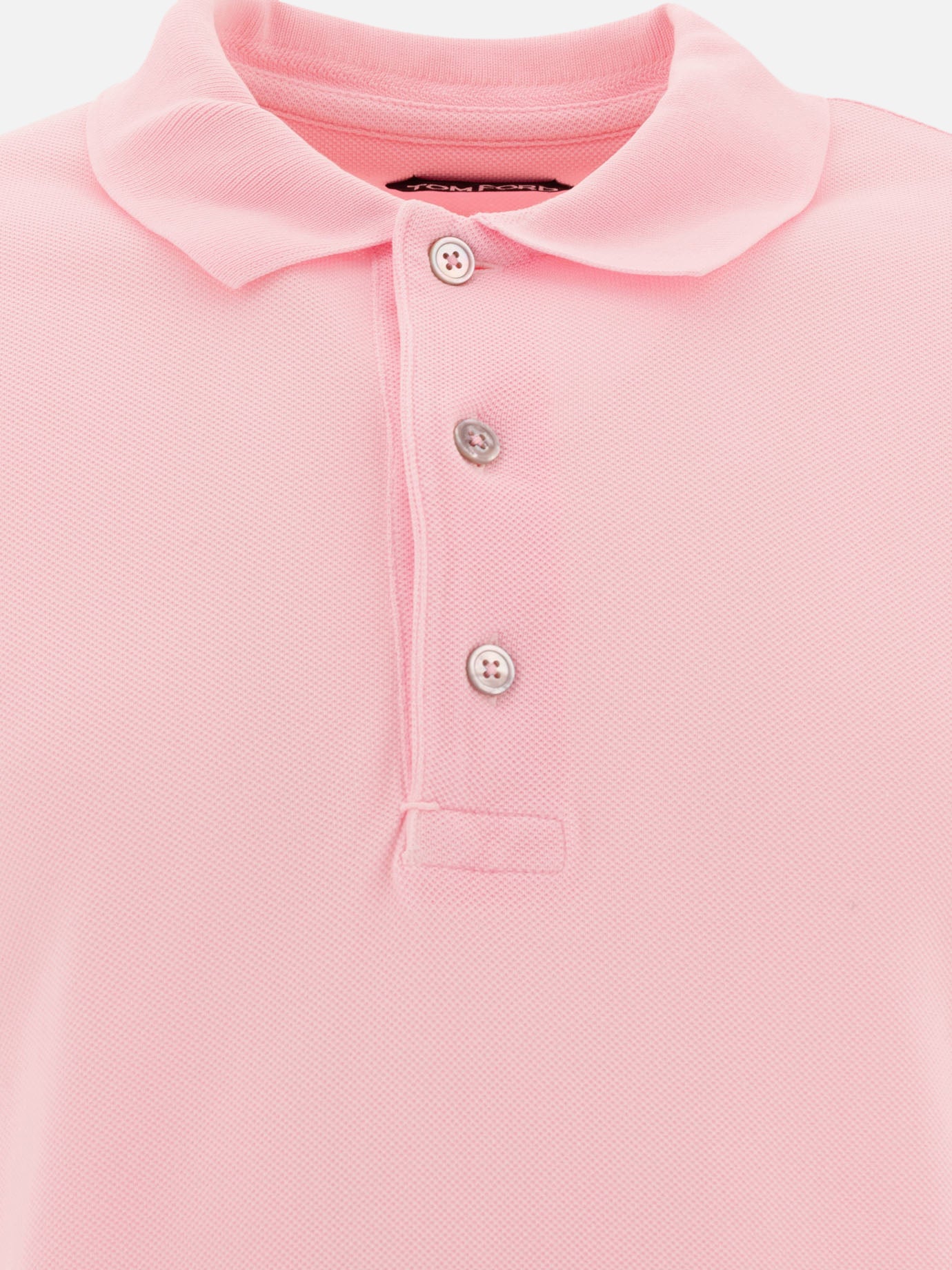 Polo con bottoni Solid colour  Rosa - Tom Ford Uomo | PDP | VIETTI Online Store | thumbnail_3