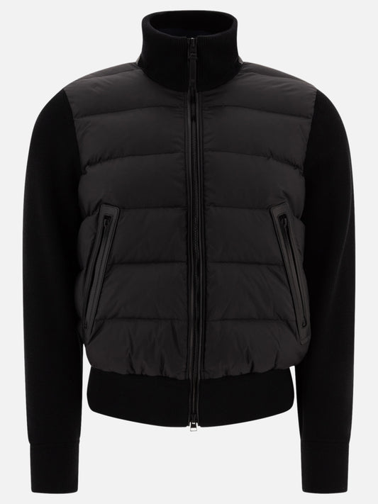 Tom Ford Wool and nylon down jacket 15142593_52 Black 1