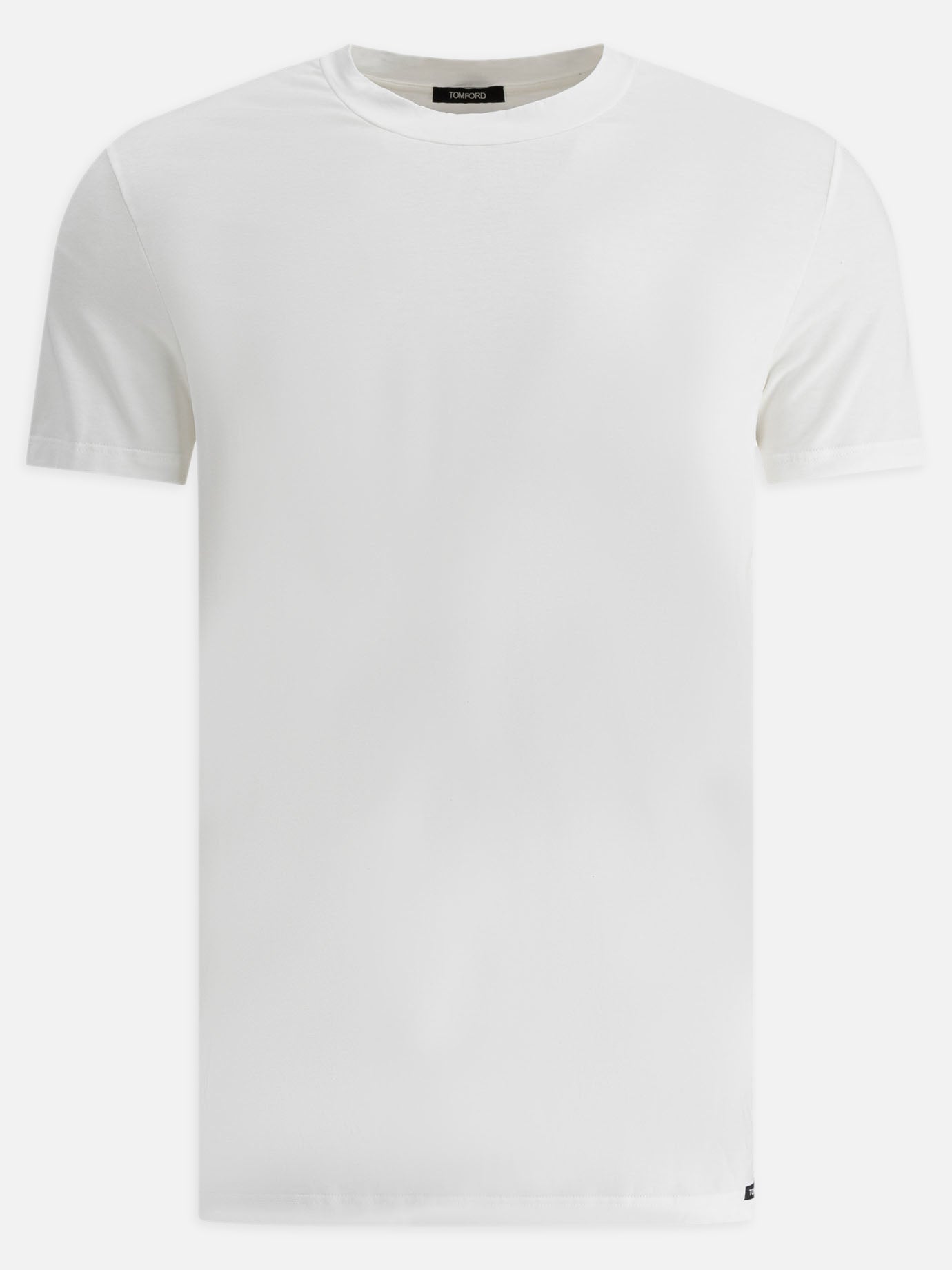 Crewneck t-shirts Solid colour  White - Tom Ford Men | PDP | VIETTI Online Store | thumbnail
