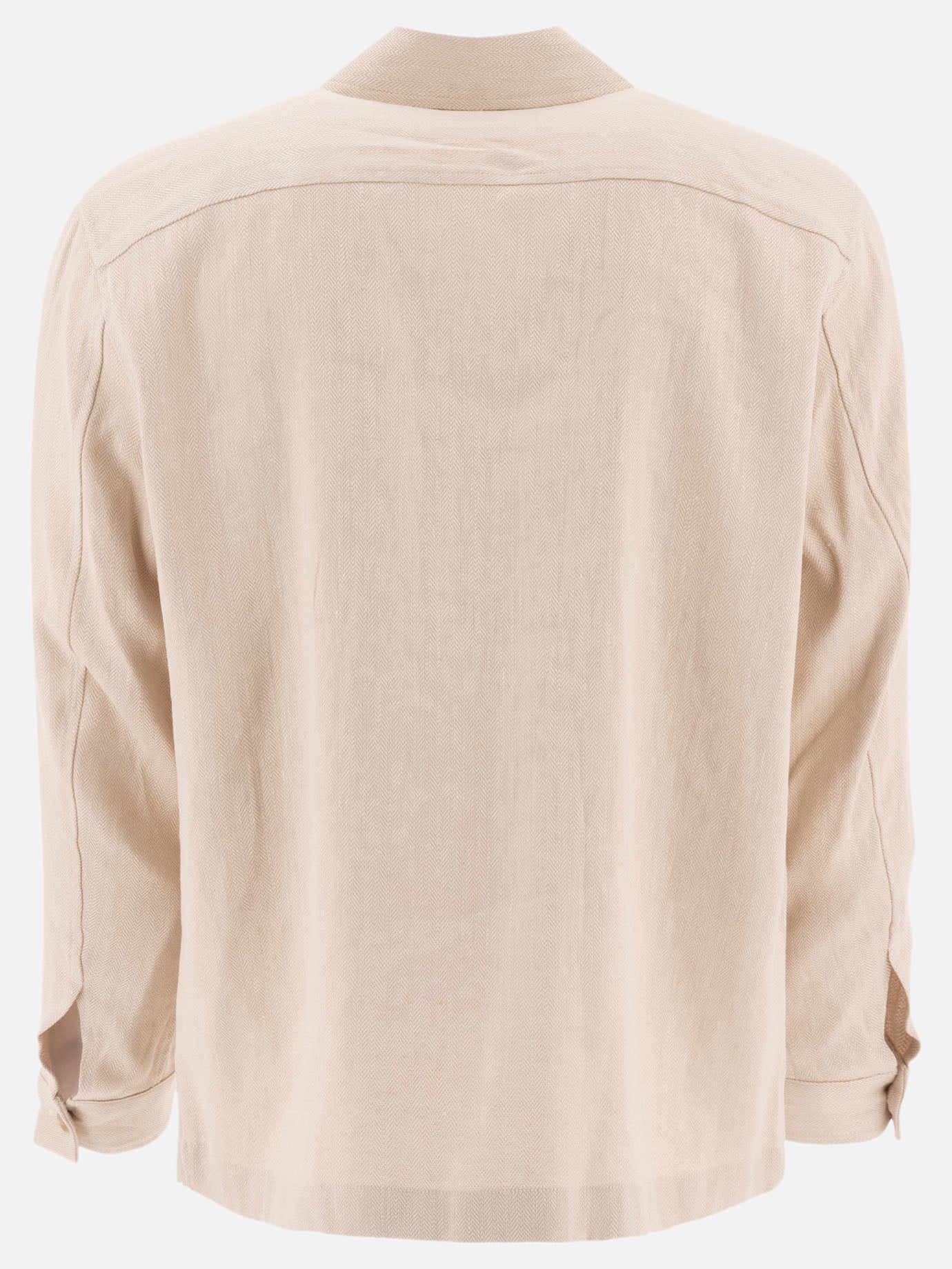 Vince Overshirt in lino 11115958_S Beige thumbnail_2