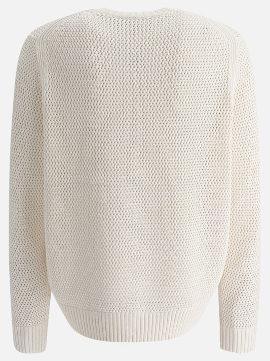 Vince Maglione girocollo traforato 15011121_M White 2