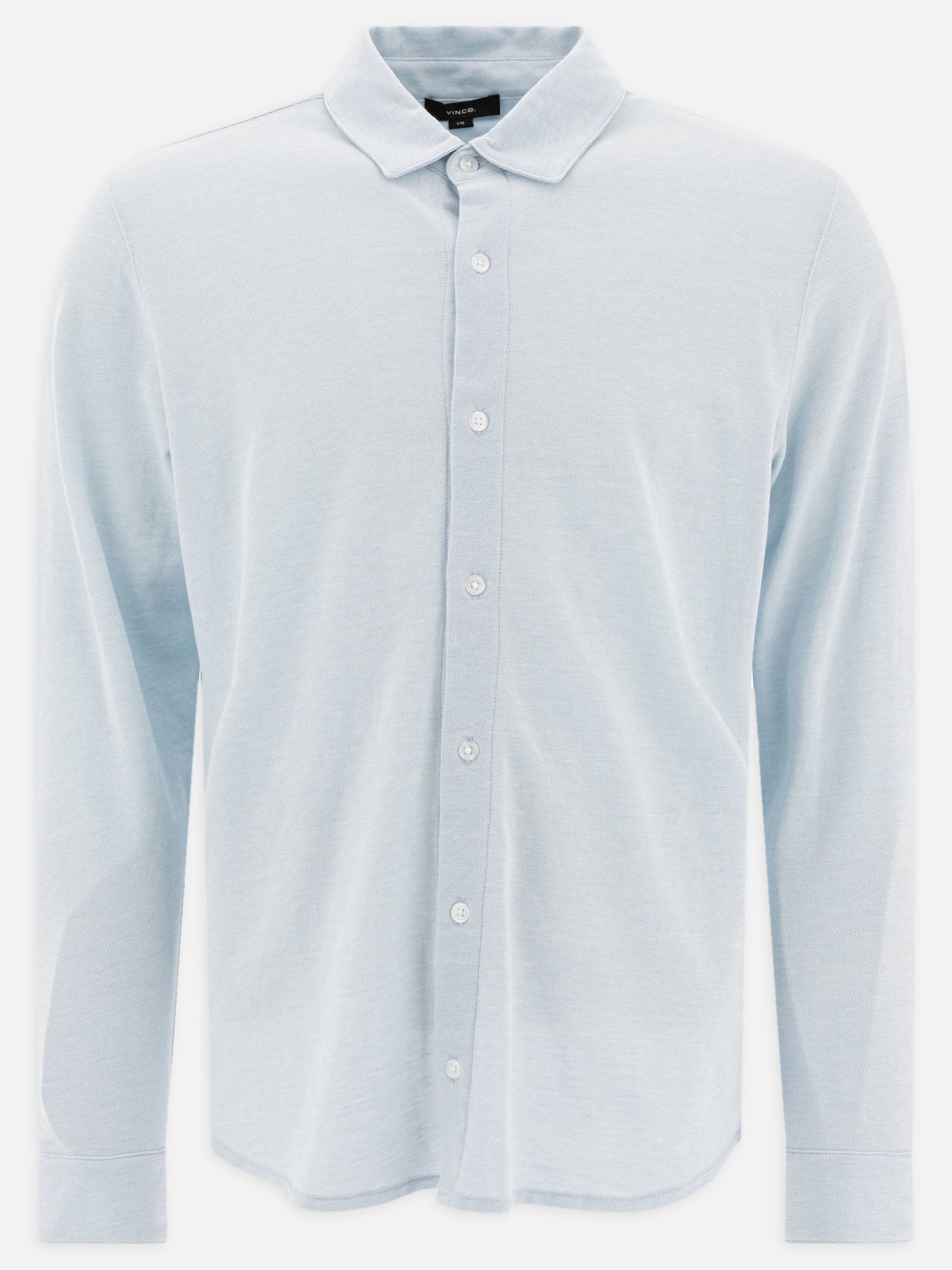 Camicie casual Solid colour  Azzurro - Vince Uomo | PDP | VIETTI Online Store | Zoom-Modal
