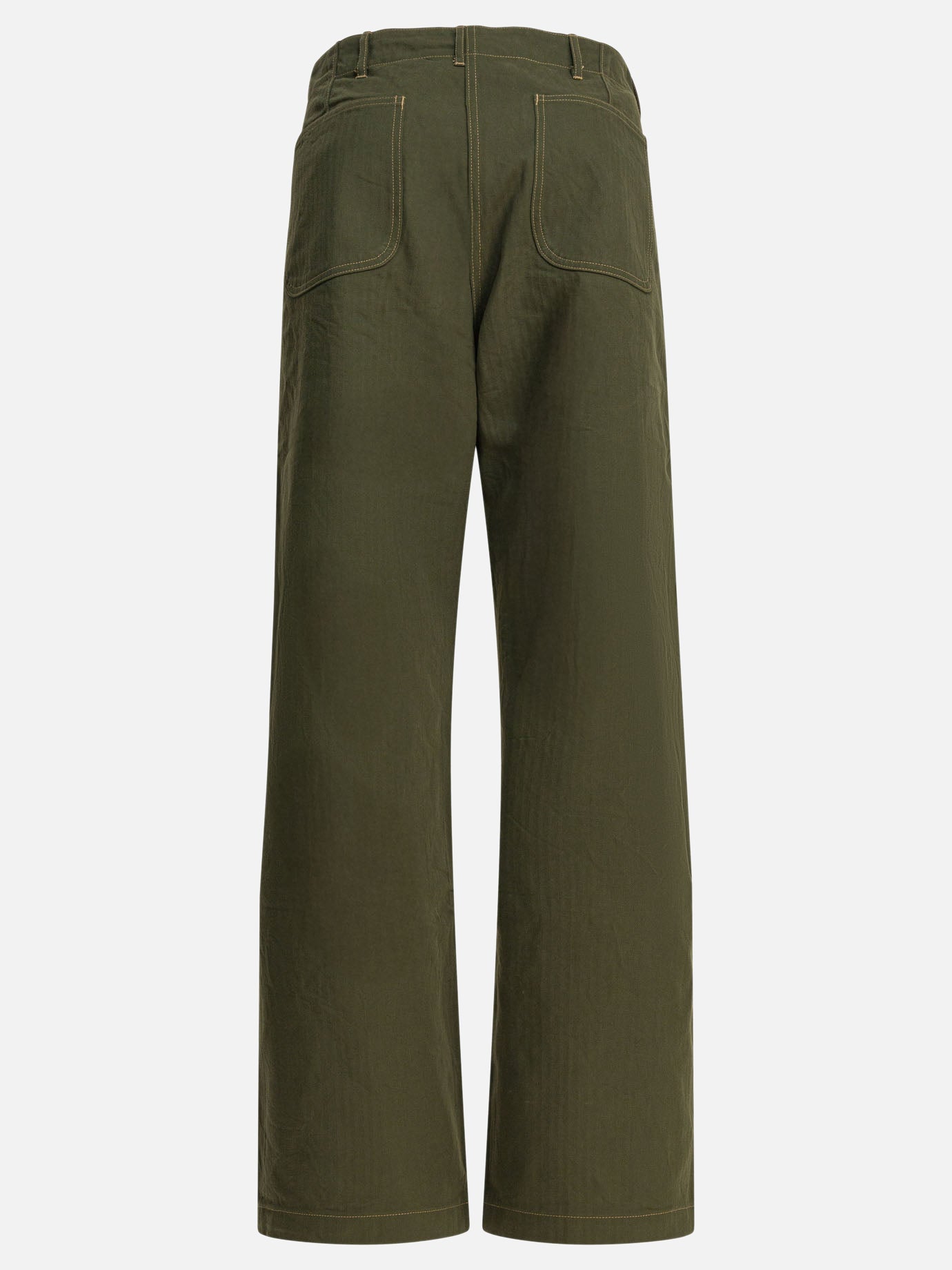 Pantaloni casual Solid colour  Verde - Buzz Rickson&#39;s Uomo | PDP | VIETTI Online Store | thumbnail_2
