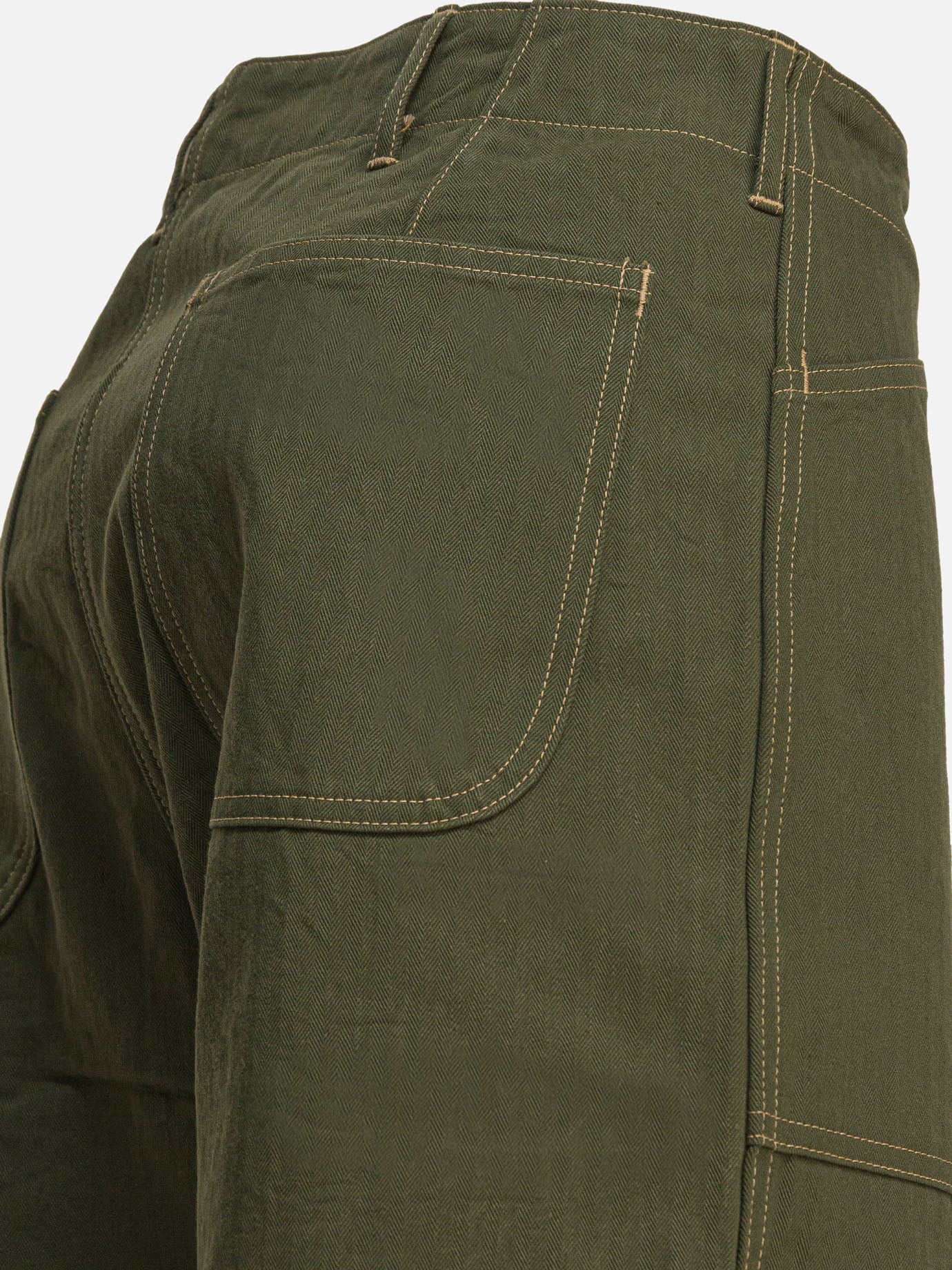 Pantaloni casual Solid colour  Verde - Buzz Rickson&#39;s Uomo | PDP | VIETTI Online Store | thumbnail_4