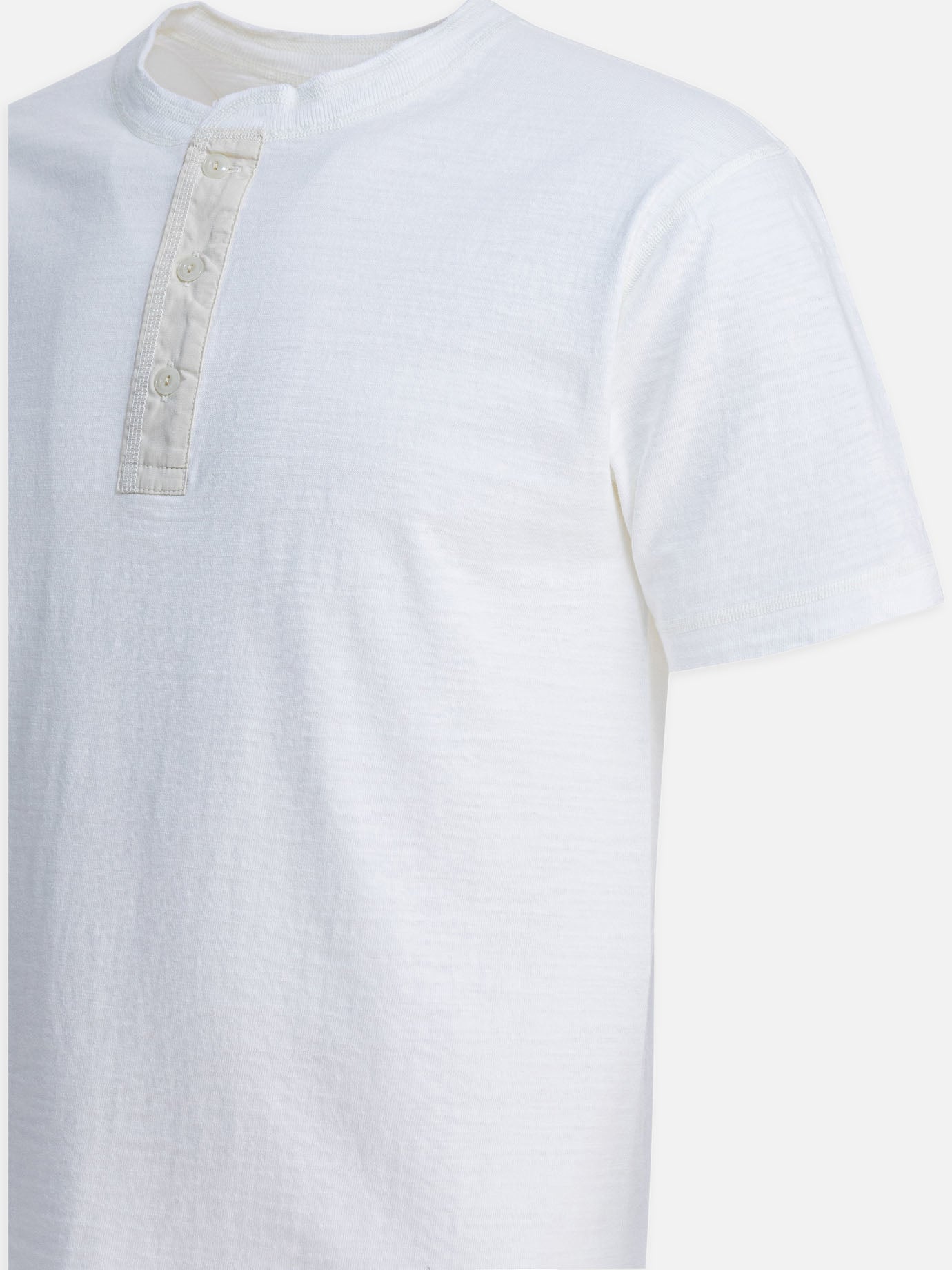 T-shirt girocollo Solid colour  Bianco - Buzz Rickson's Uomo | PDP | VIETTI Online Store | Zoom-Modal_4
