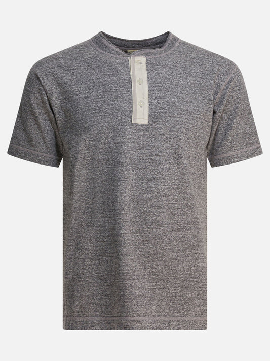 T-shirt girocollo Solid colour  Grigio - Buzz Rickson's Uomo | PDP | VIETTI Online Store 
