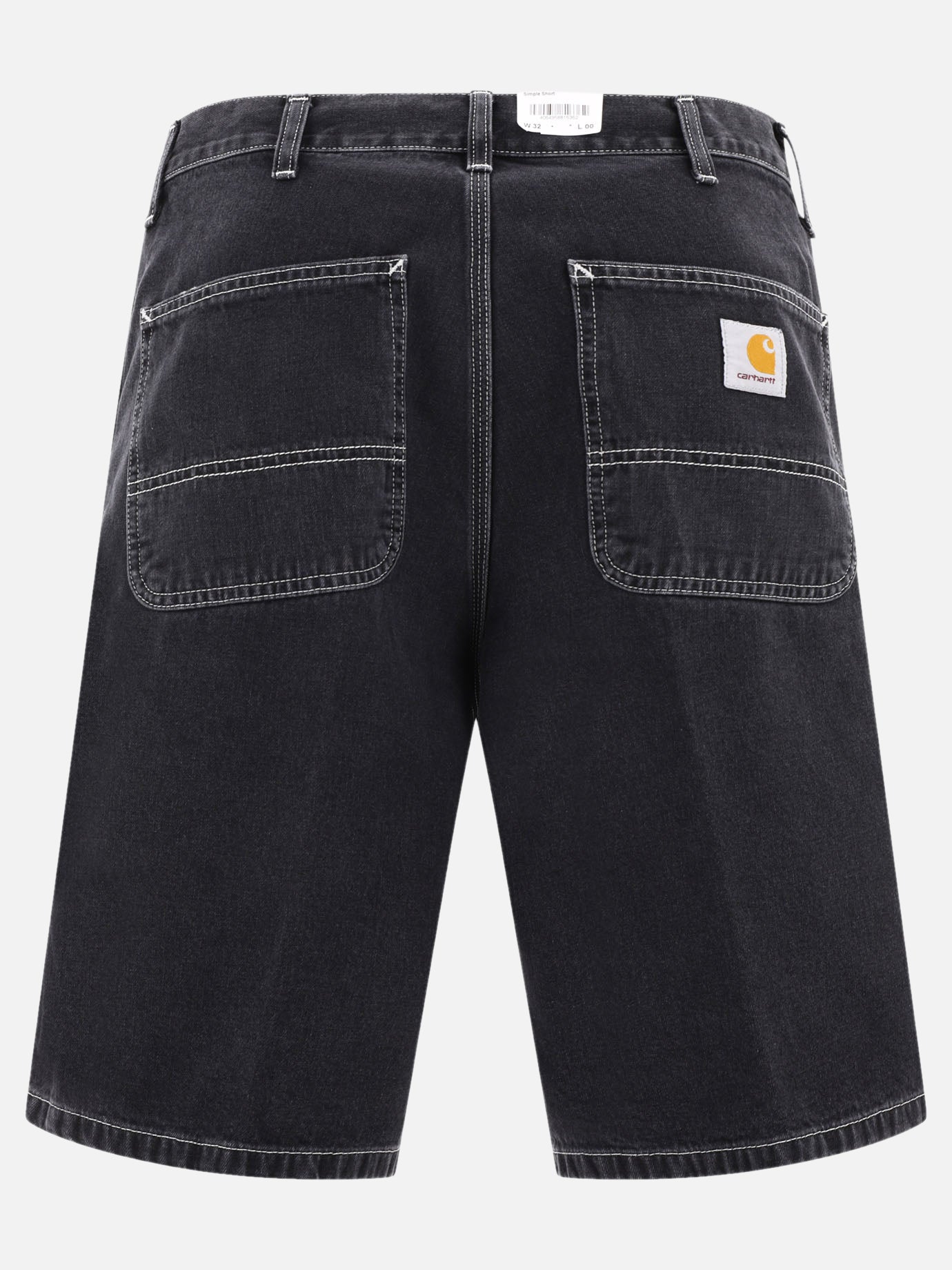 Short utility Solid colour  Nero - Carhartt WIP Uomo | PDP | VIETTI Online Store | thumbnail_2