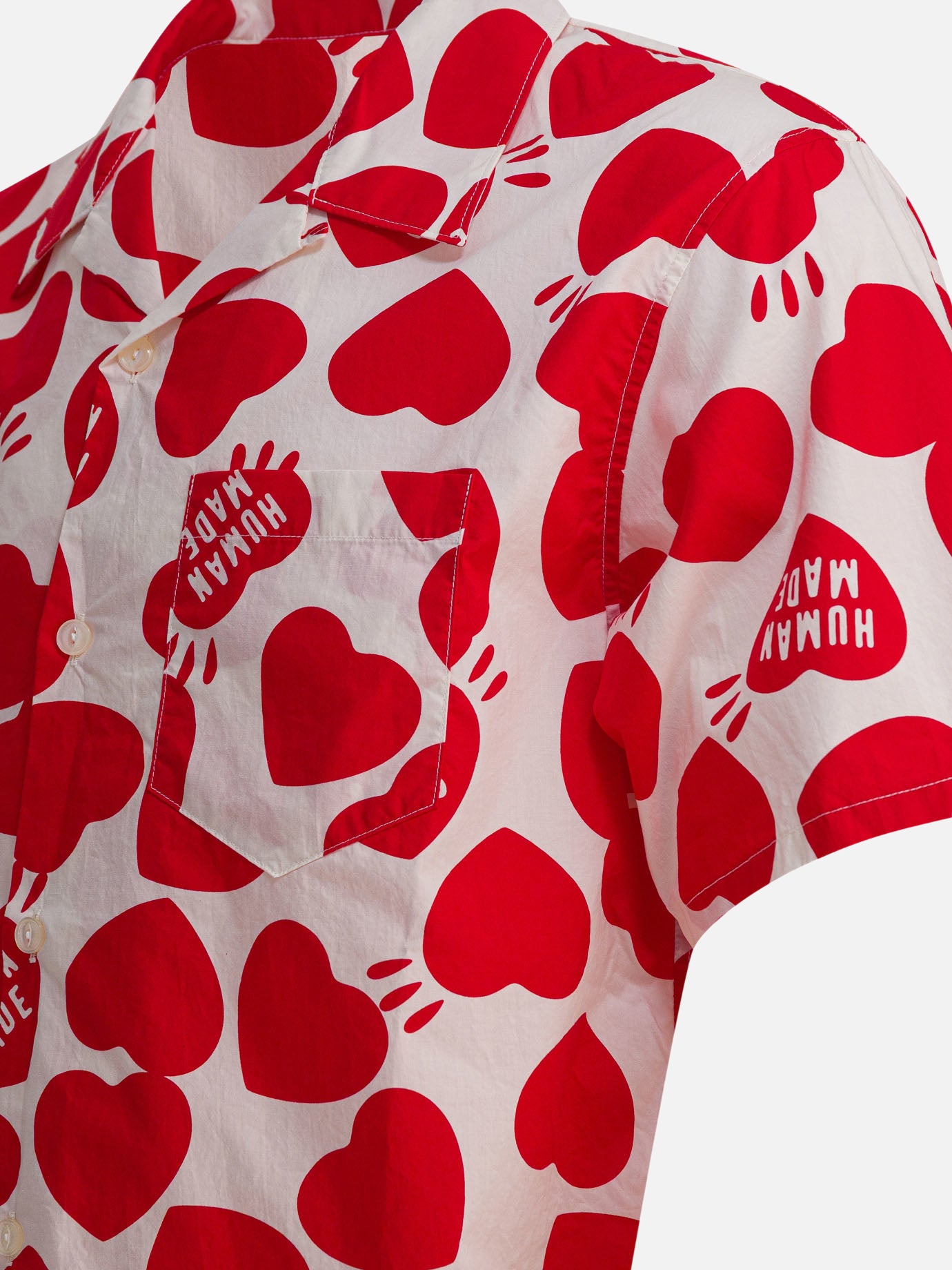 Camicie casual Print  Bianco - Human Made Uomo | PDP | VIETTI Online Store | Zoom-Modal_4
