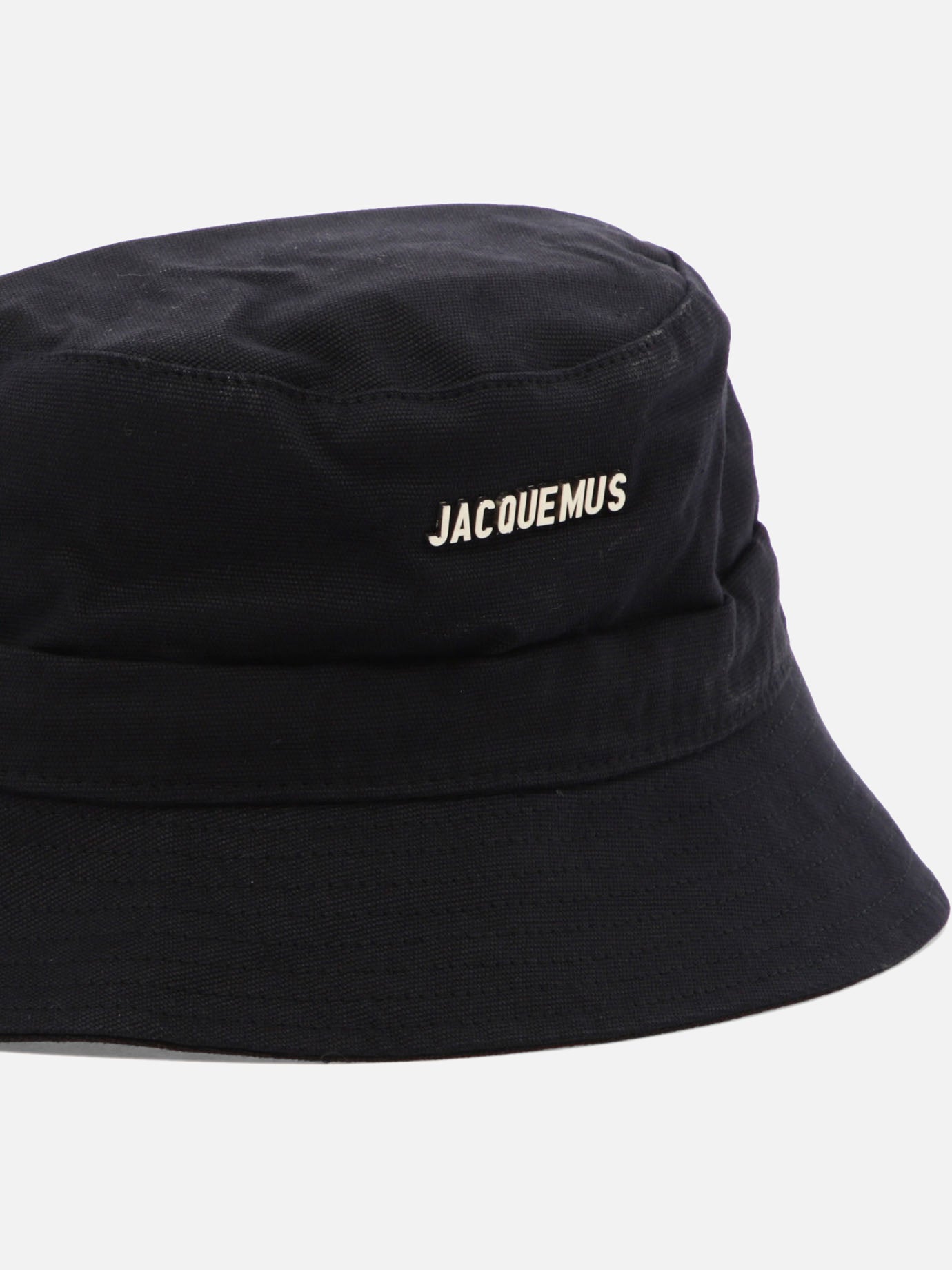 Cappelli bucket Logo  Nero - Jacquemus Uomo | PDP | VIETTI Online Store | thumbnail_4