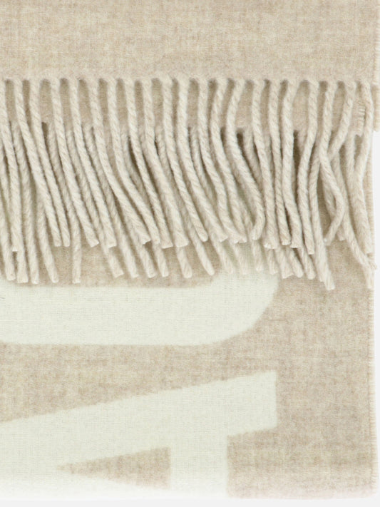 Fringed scarves 100% wool  Beige - Jacquemus Men | PLP | VIETTI Online Store | 2
