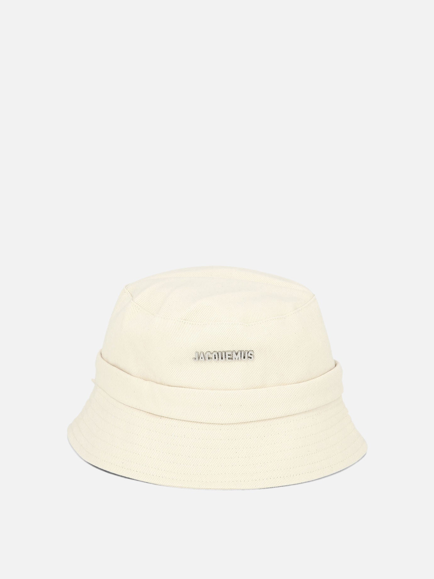 Cappelli bucket Logo  Bianco - Jacquemus Uomo | PDP | VIETTI Online Store | thumbnail