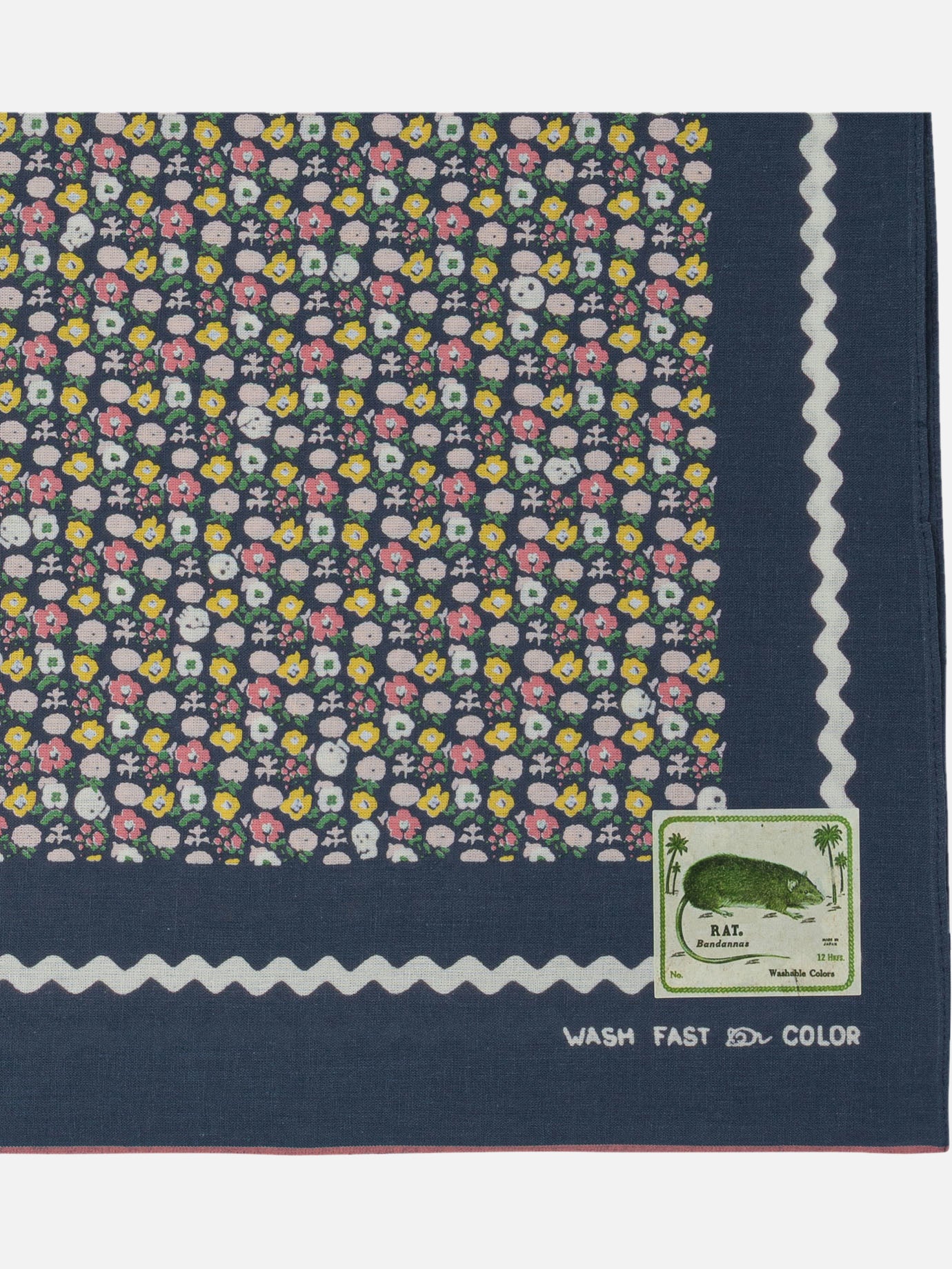 Foulard 100% cotton  Blu - KAPITAL Uomo | PDP | VIETTI Online Store | Zoom-Modal_2
