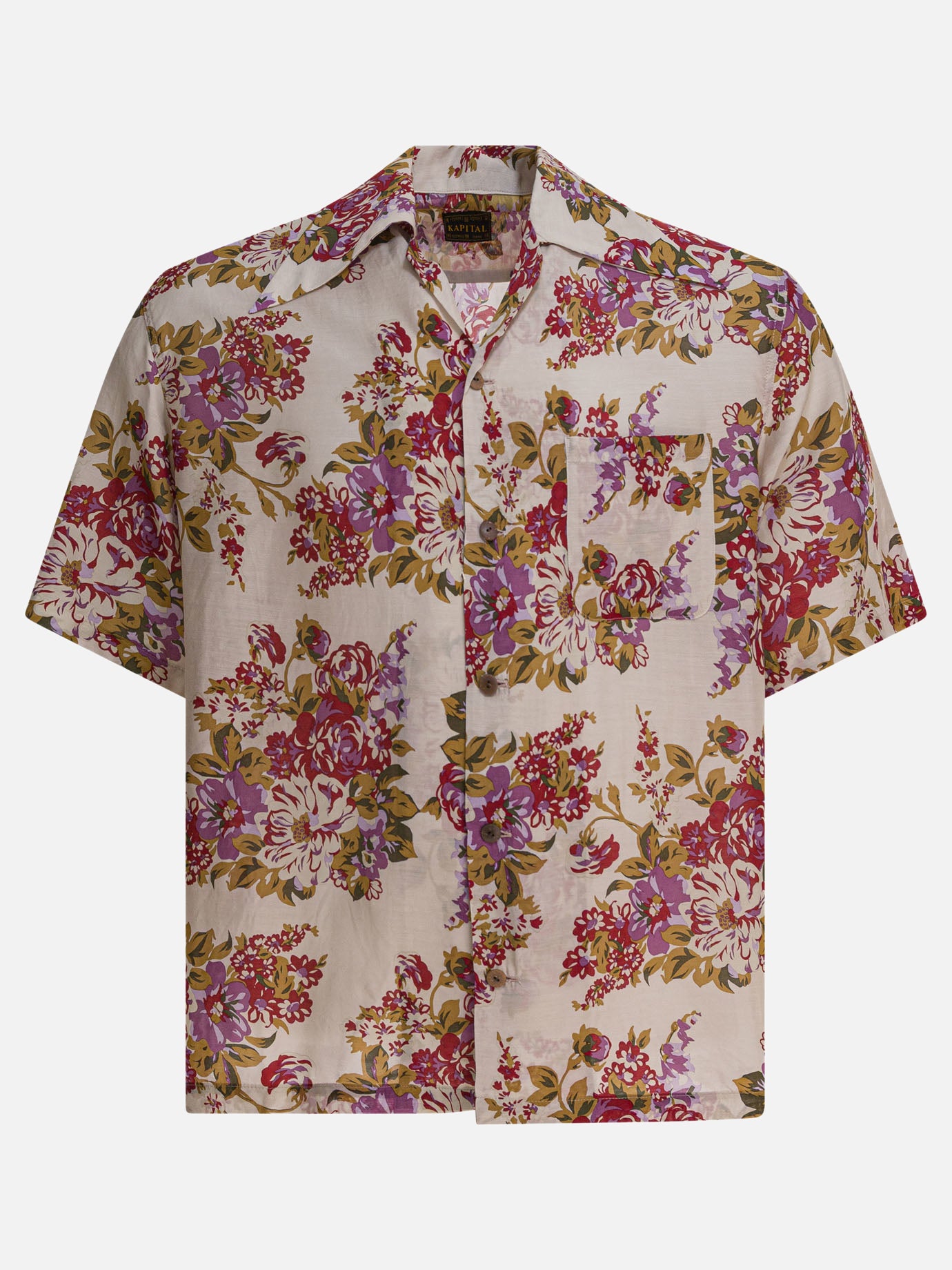 Camicie casual Floral  Beige - KAPITAL Uomo | PDP | VIETTI Online Store | thumbnail