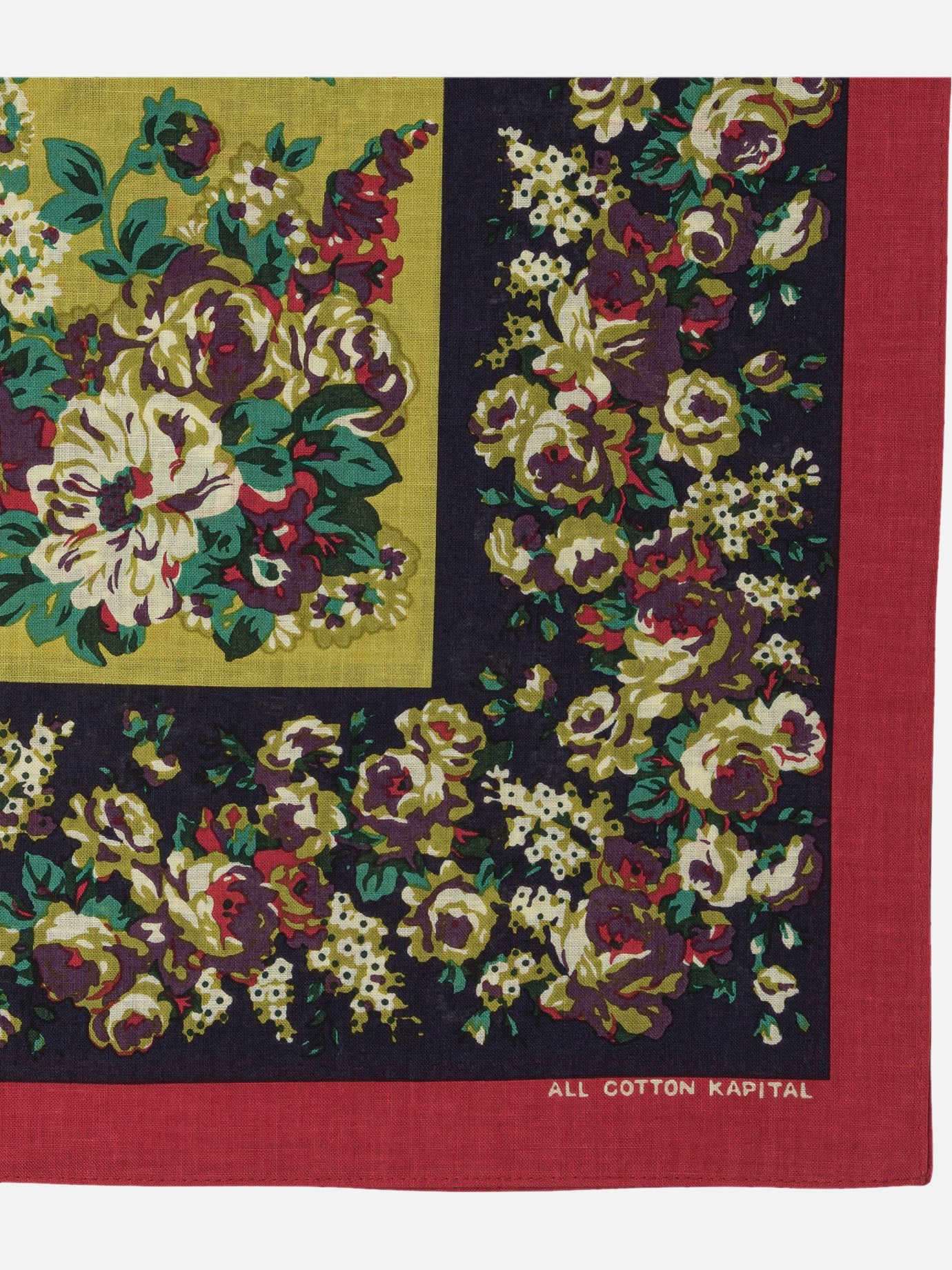 Silk scarves 100% cotton  Red - KAPITAL Men | PDP | VIETTI Online Store | thumbnail_2