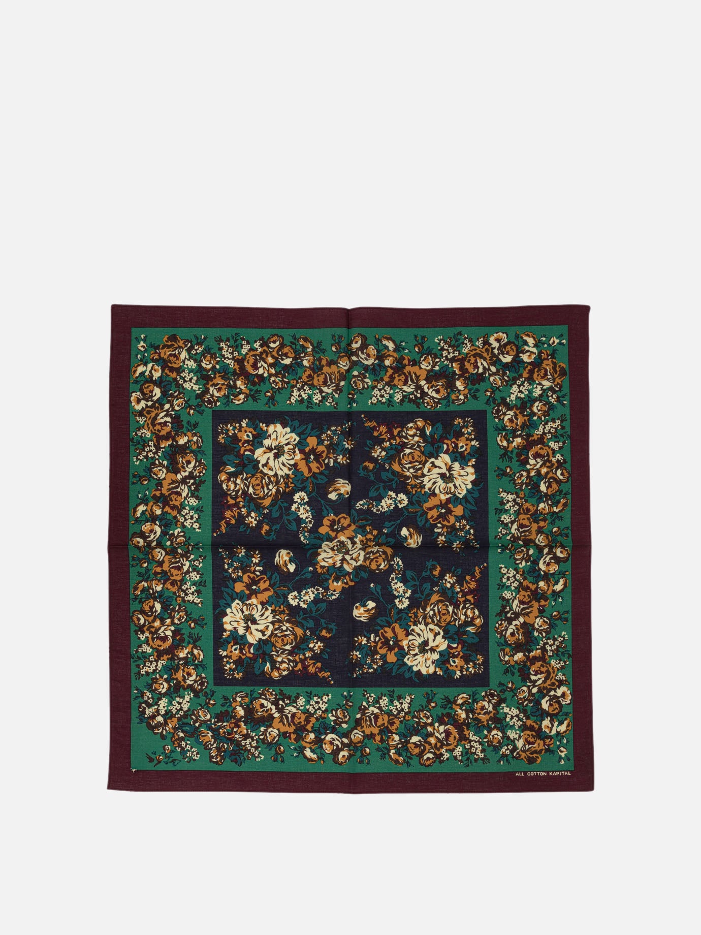 Silk scarves 100% cotton  Bordeaux - KAPITAL Men | PDP | VIETTI Online Store | Zoom-Modal
