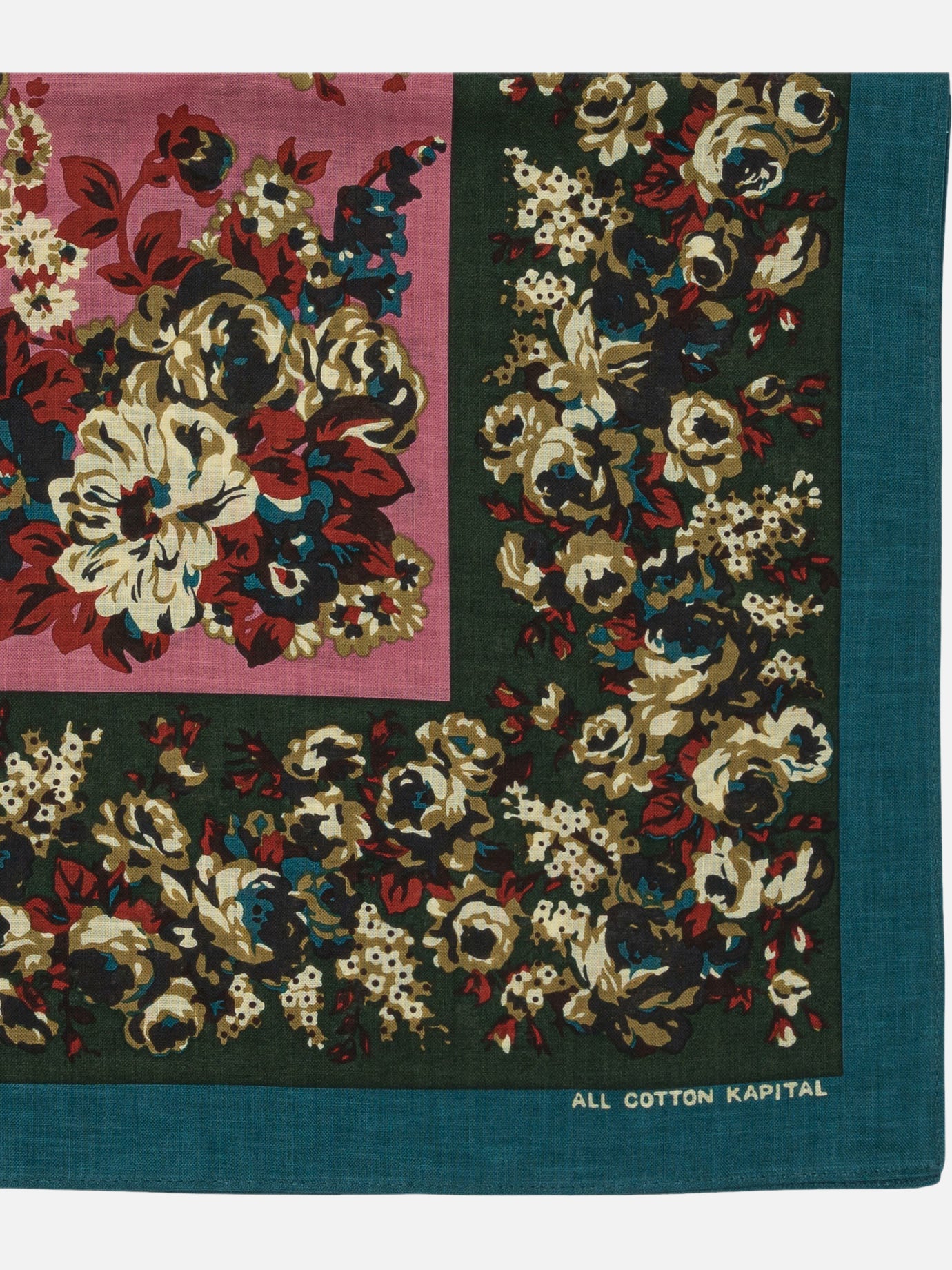 Silk scarves 100% cotton  Green - KAPITAL Men | PDP | VIETTI Online Store | thumbnail_2