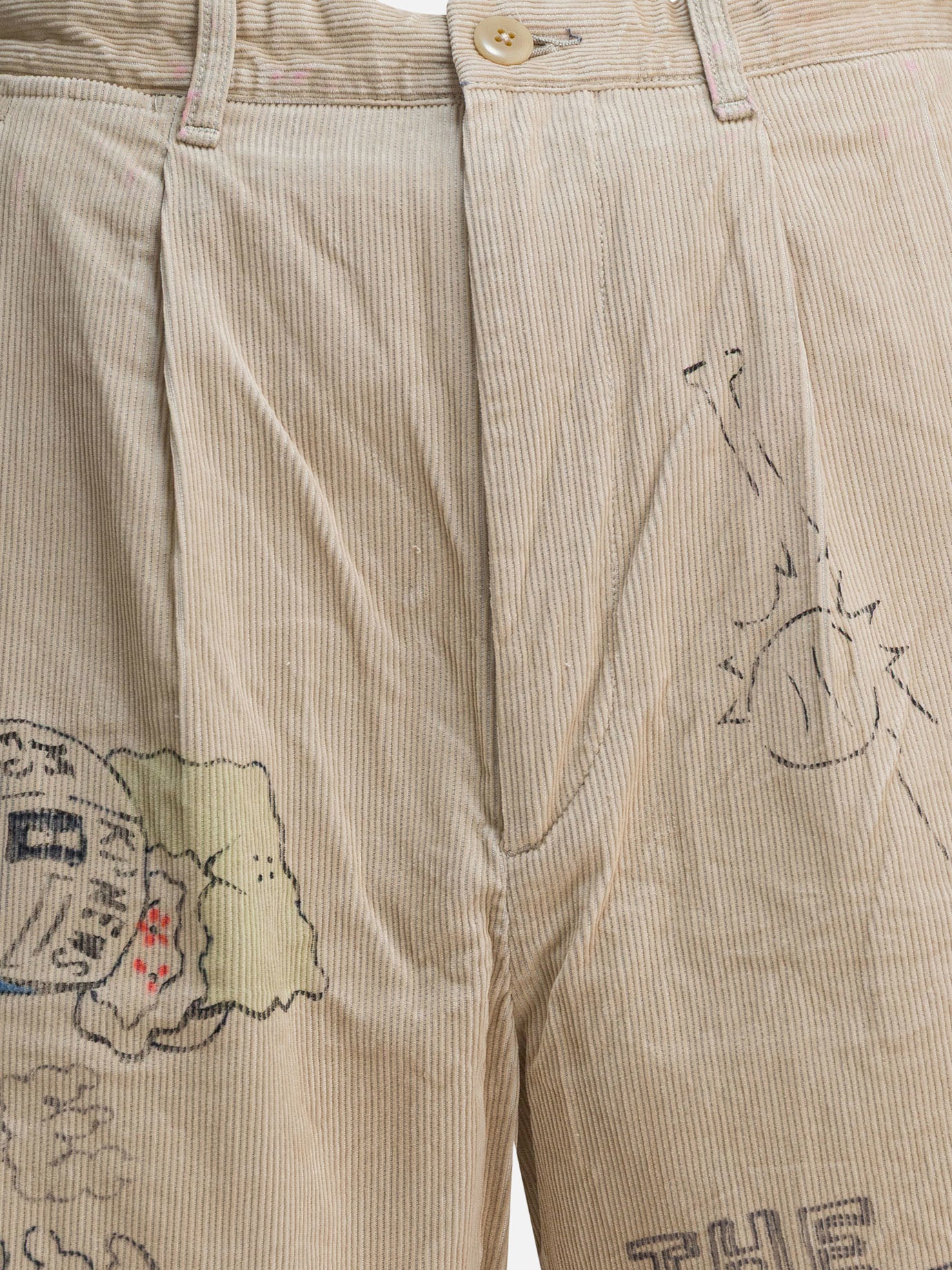 Five pockets shorts Print  Beige - KAPITAL Men | PDP | VIETTI Online Store | Zoom-Modal_3
