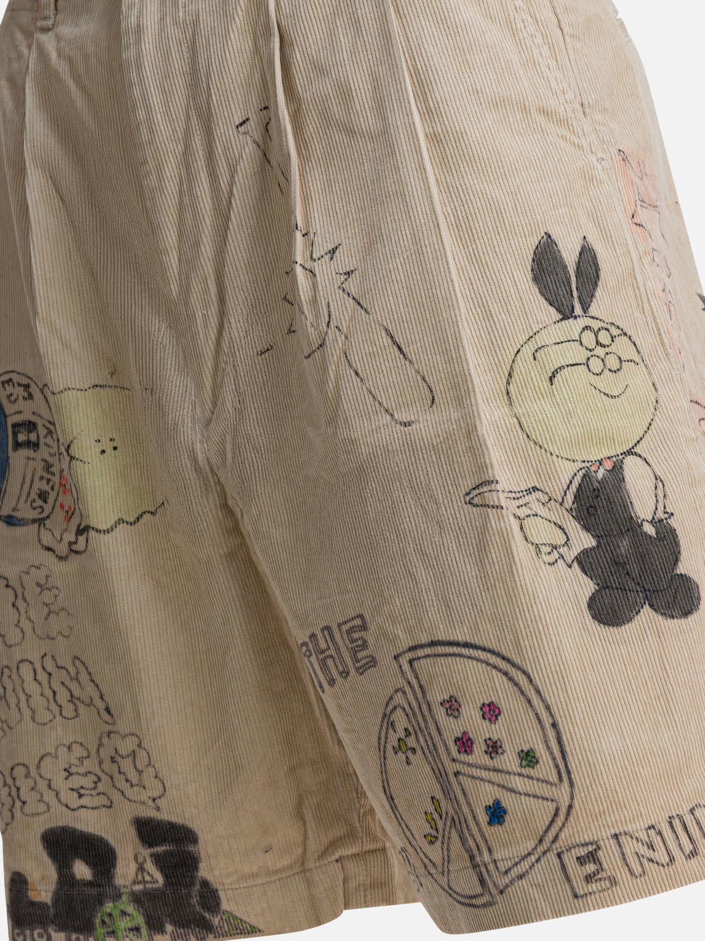 Five pockets shorts Print  Beige - KAPITAL Men | PDP | VIETTI Online Store | thumbnail_4