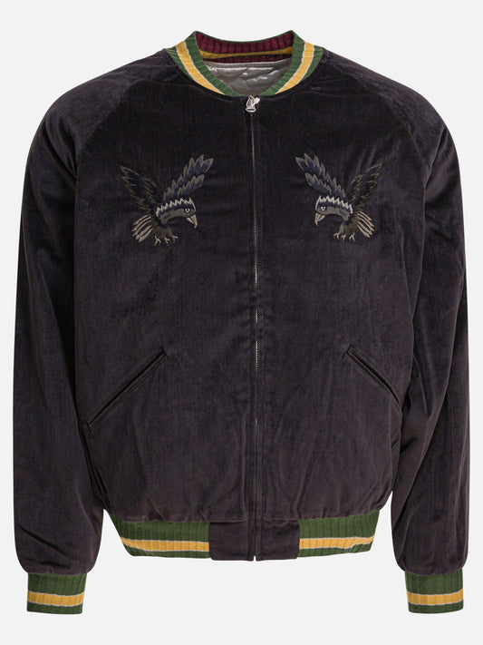 Bomber jackets Embroidered  Black - KAPITAL Men | PLP | VIETTI Online Store 
