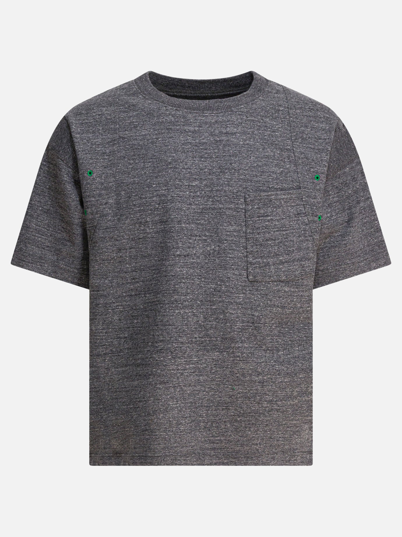 T-shirt girocollo Solid colour  Grigio - KAPITAL Uomo | PDP | VIETTI Online Store | Zoom-Modal
