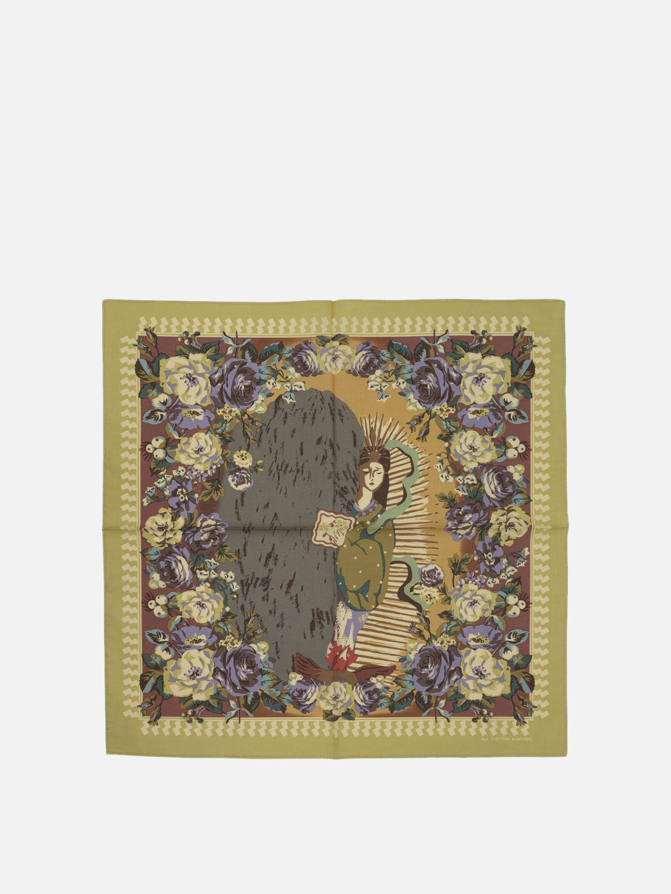 Silk scarves 100% cotton  Yellow - KAPITAL Men | PDP | VIETTI Online Store | Zoom-Modal
