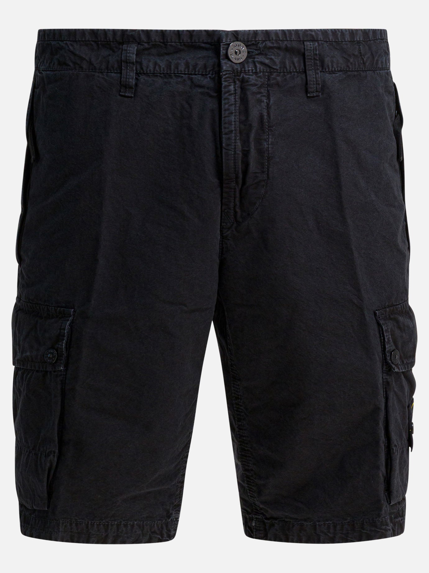 Short cargo Logo  Nero - Stone Island Uomo | PDP | VIETTI Online Store | Zoom-Modal
