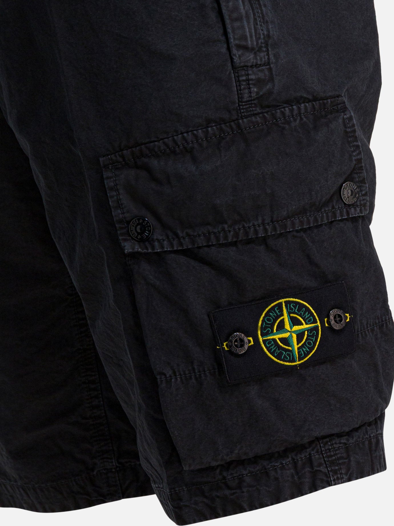 Short cargo Logo  Nero - Stone Island Uomo | PDP | VIETTI Online Store | Zoom-Modal_4

